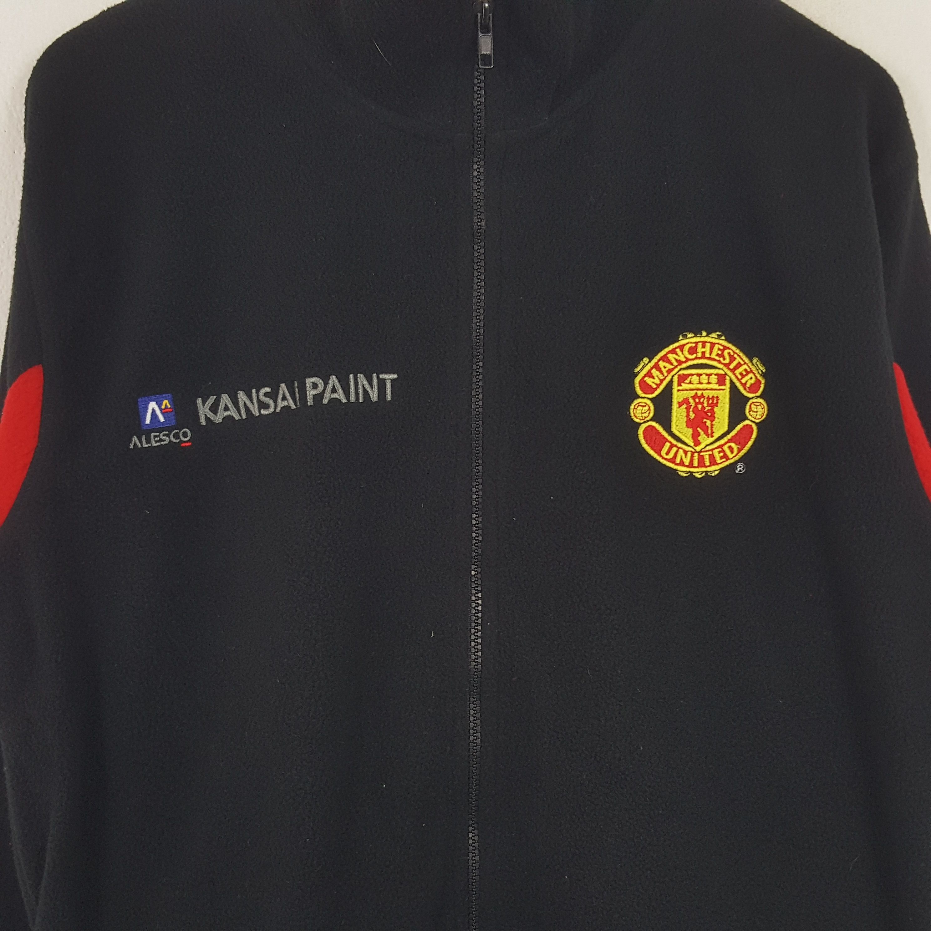 Japanese Brand × Vintage Vintage Kansai Paint Fleece Zipper Sweater Size US L / EU 52-54 / 3 - 2 Thumbnail