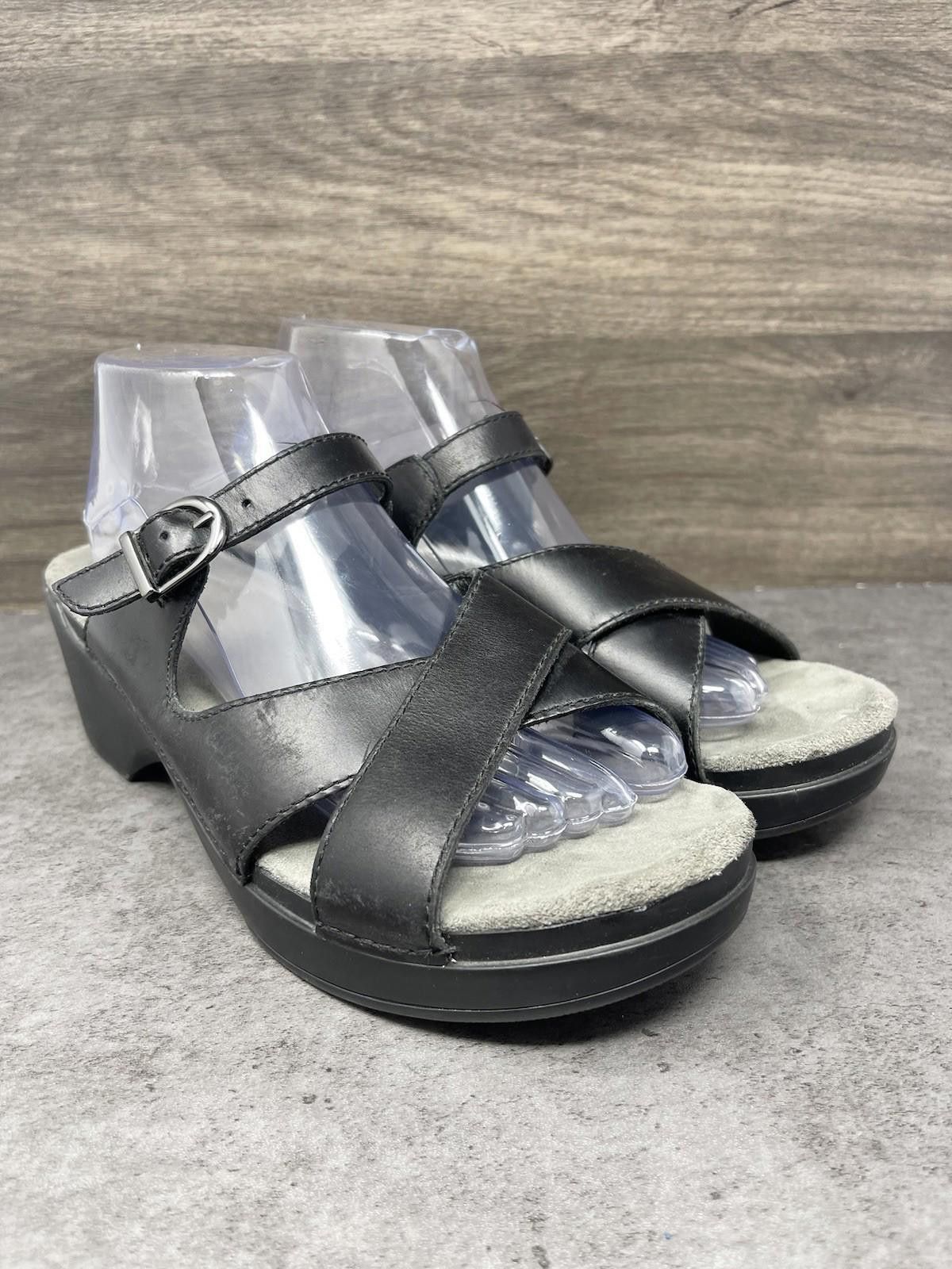 Dansko Dansko Sela Shoes Womens Size 11 (42) Black Sandals Size US 11 / IT 41 - 4 Thumbnail