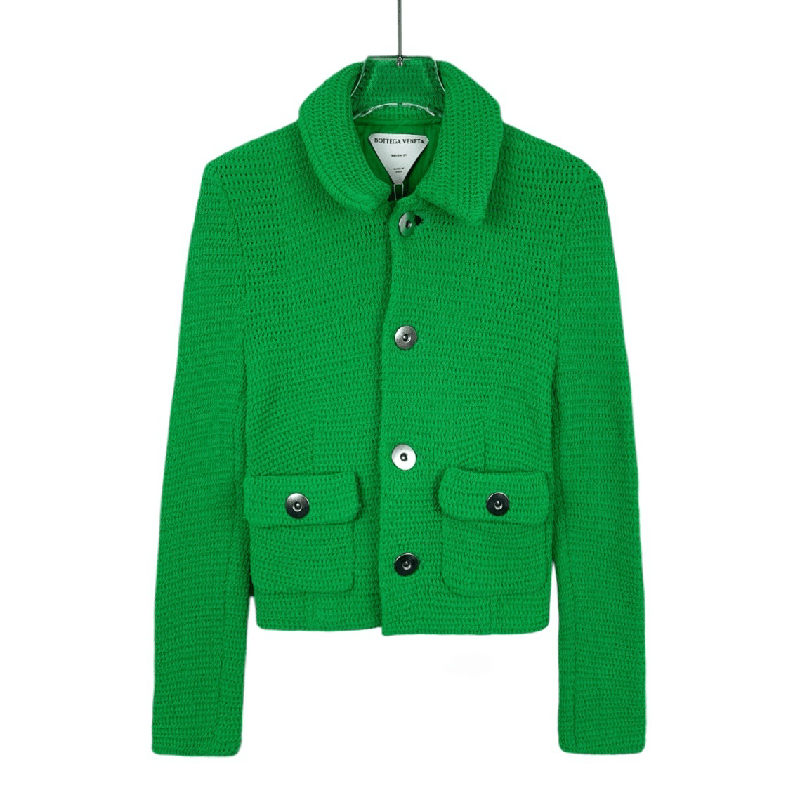 Bottega Veneta Bottega Veneta Cotton Cardigan Jacket – (Size S) Size S / US 4 / IT 40 - 1 Thumbnail