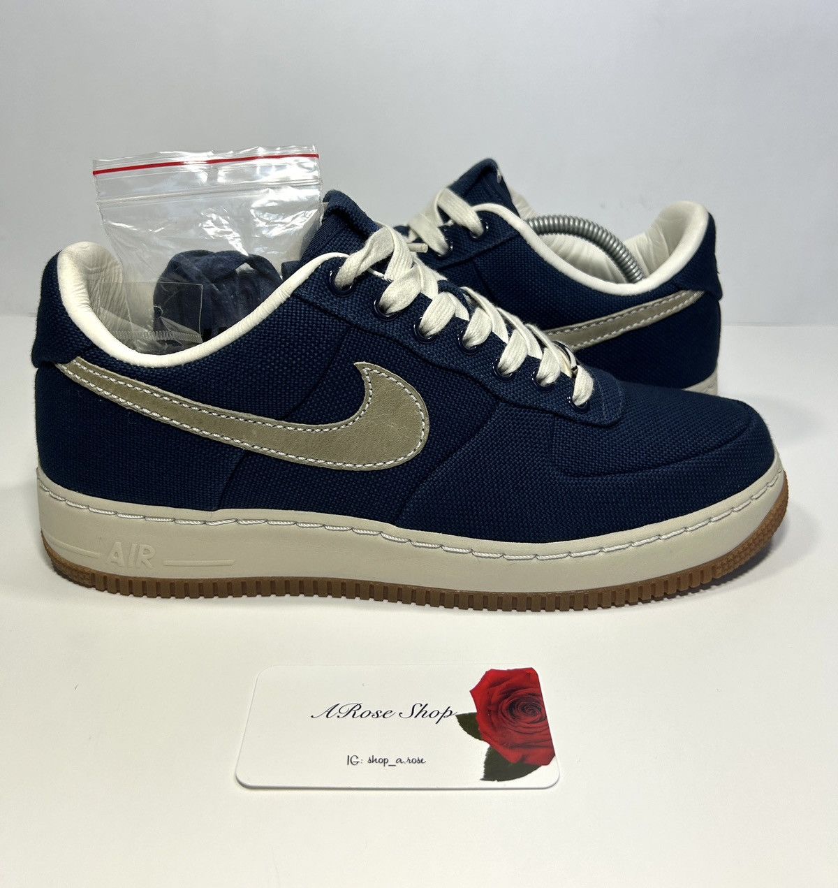Nike Air Force Low Supreme '07 'Midnight Navy' Size: