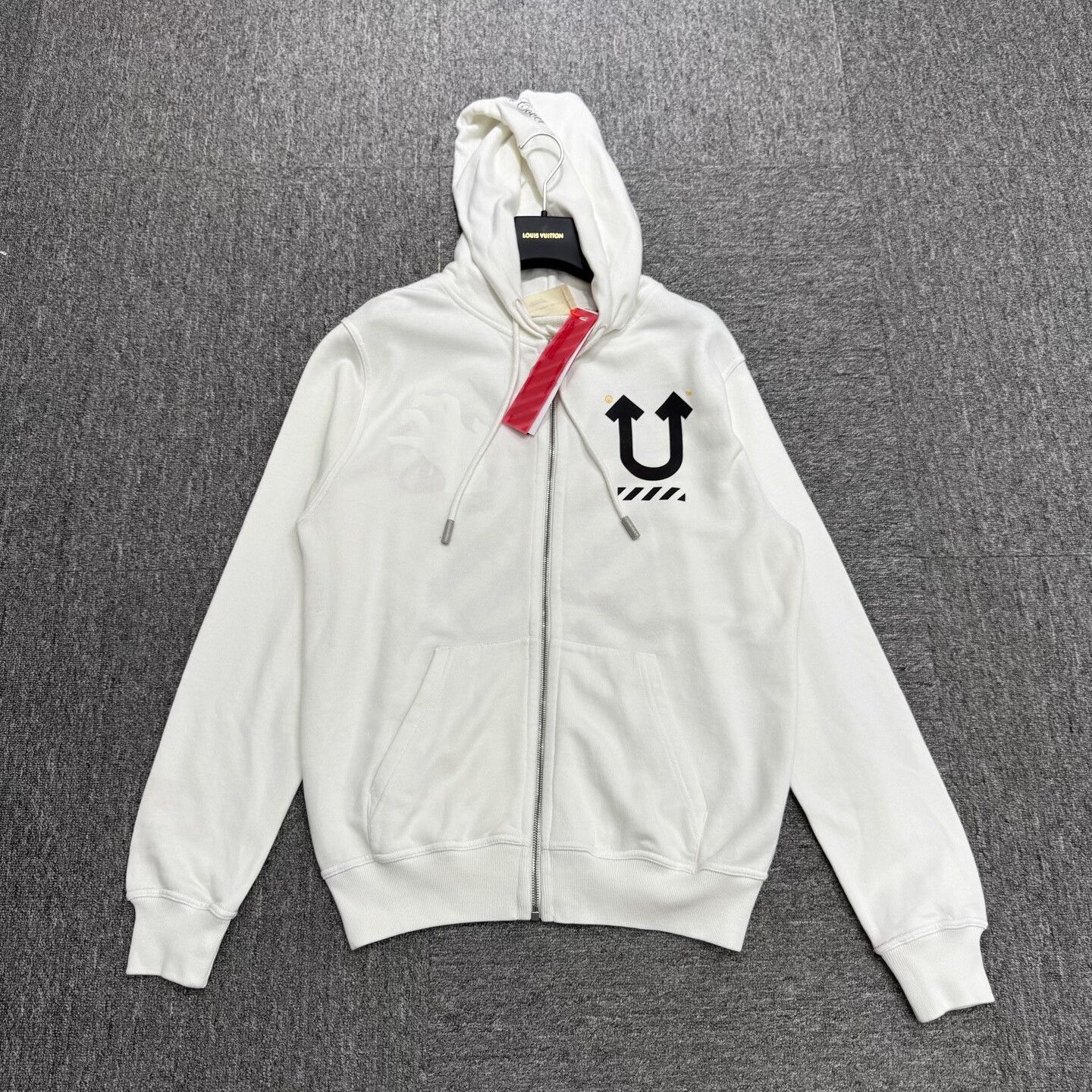 off white undercover reversible hoodie.