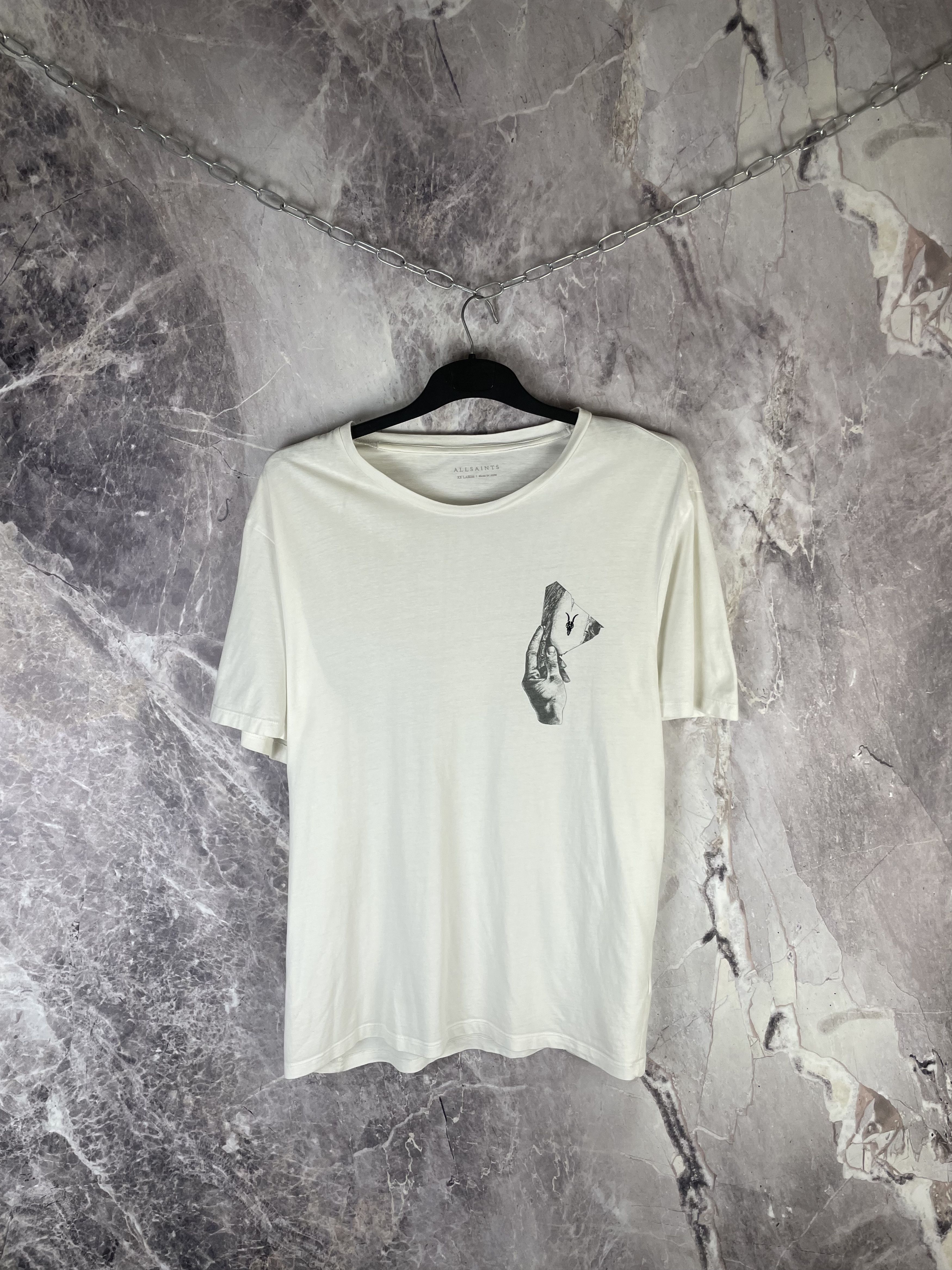 Allsaints Allsaints vintage short sleeve t-shirt y2k Size US XXL / EU 58 / 5 - 1 Thumbnail