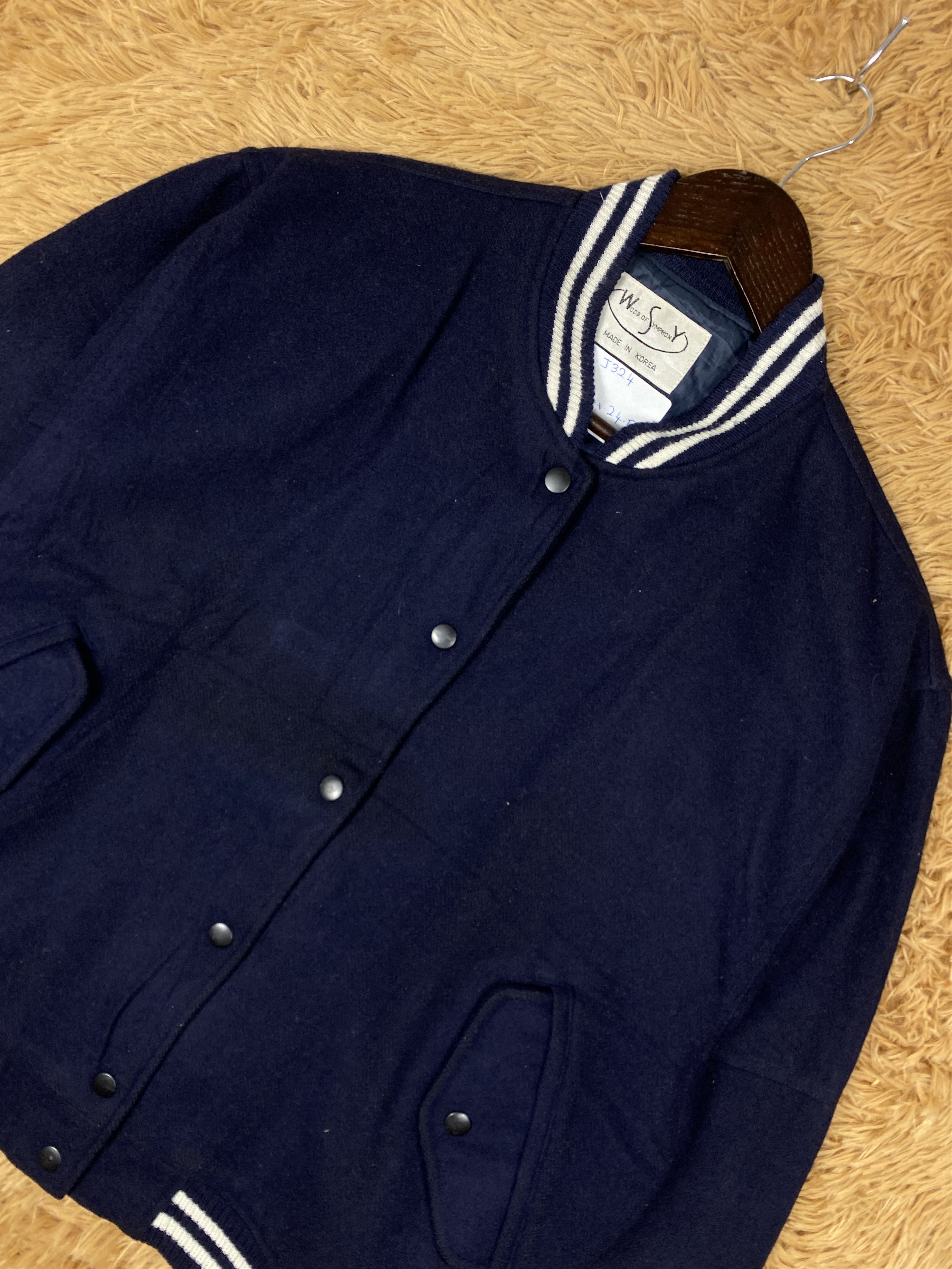Vintage Vintage Wood of Symphony Varsity Jacket DJ0324 Size US M / EU 48-50 / 2 - 2 Thumbnail