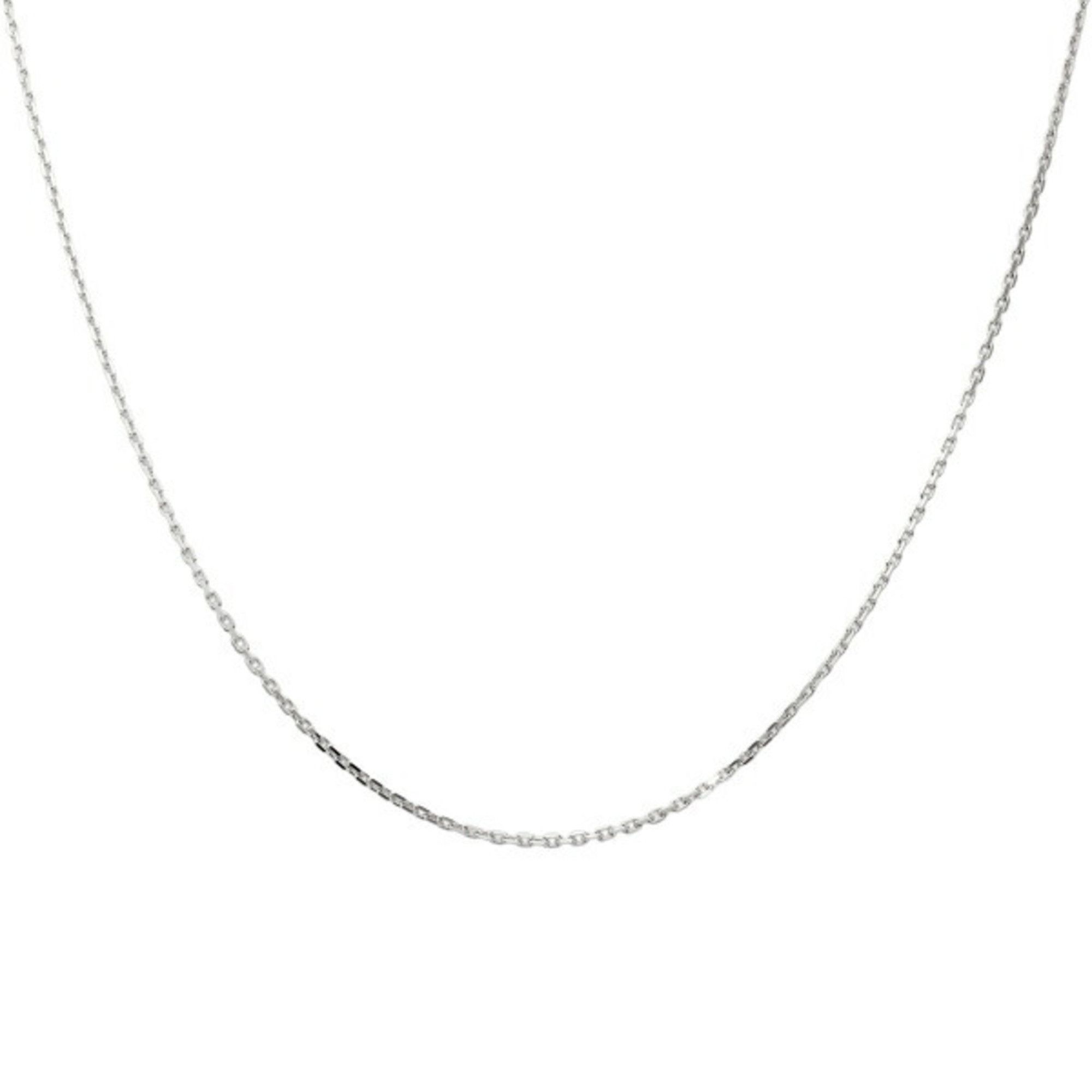 image of Cartier Link Slape K18Wg White Gold Necklace, Women's