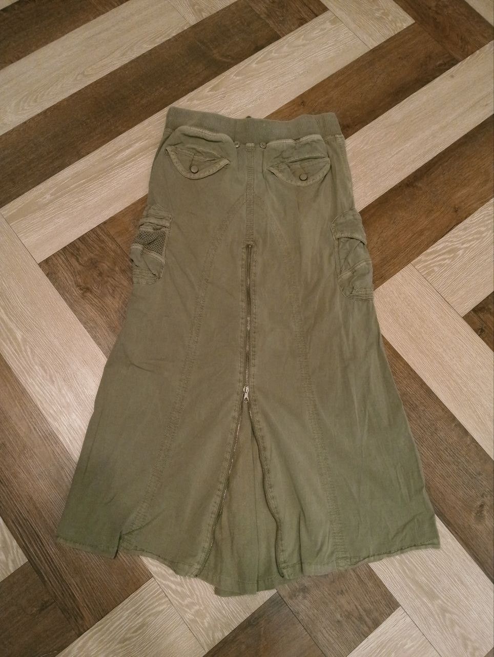 If Six Was Nine VINTAGE G.O.A MILITARY CARGO SKIRT Size 31" - 7 Thumbnail