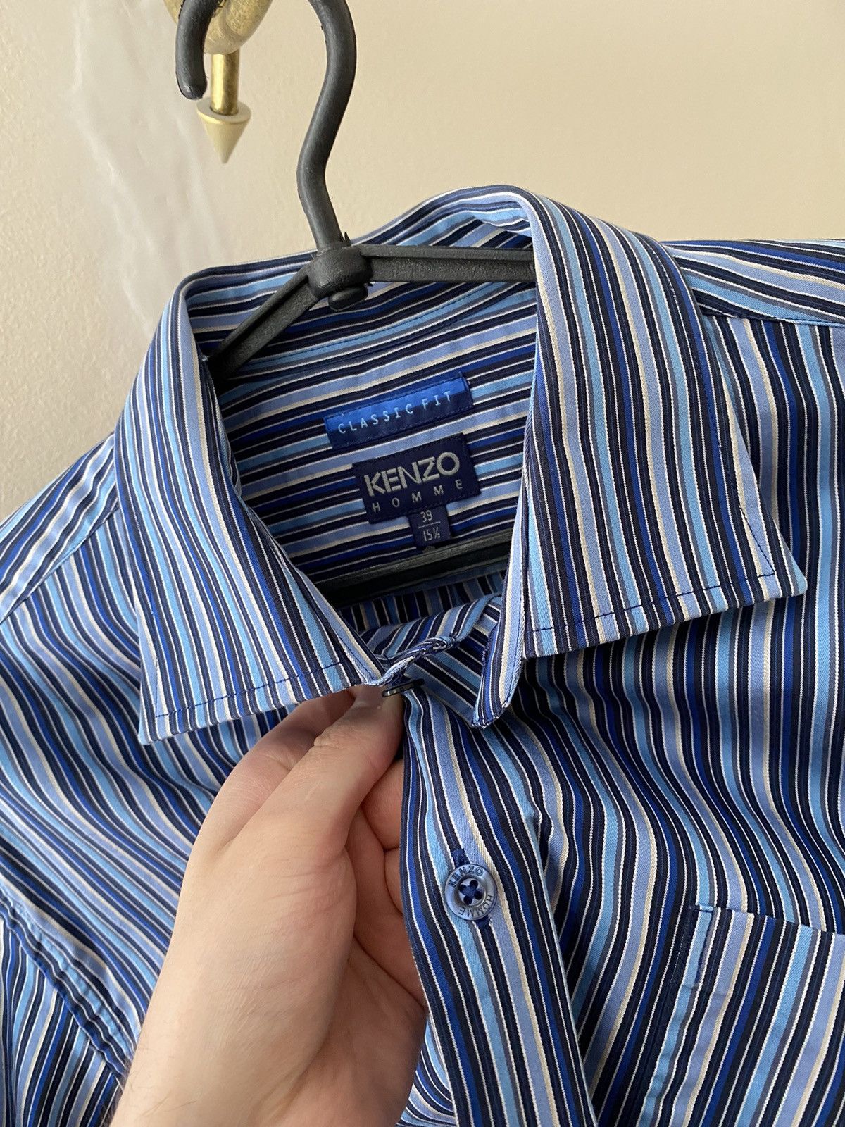 Kenzo × Vintage Vintage Kenzo Homme Shirt Button Up Size US M / EU 48-50 / 2 - 4 Thumbnail