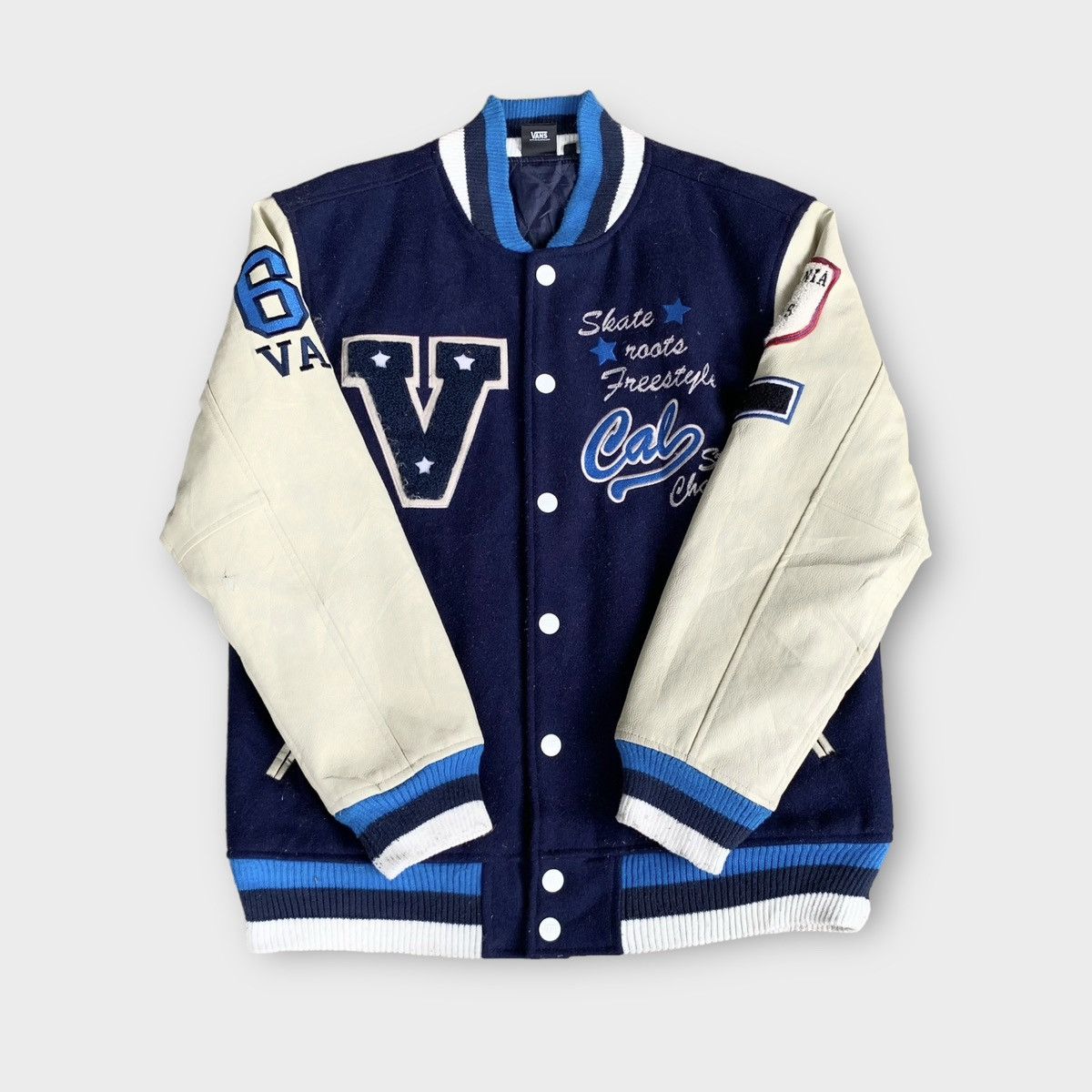Vans Vans California Skate Roots Varsity Jacket Embroidered Logo Size US L / EU 52-54 / 3 - 2 Thumbnail
