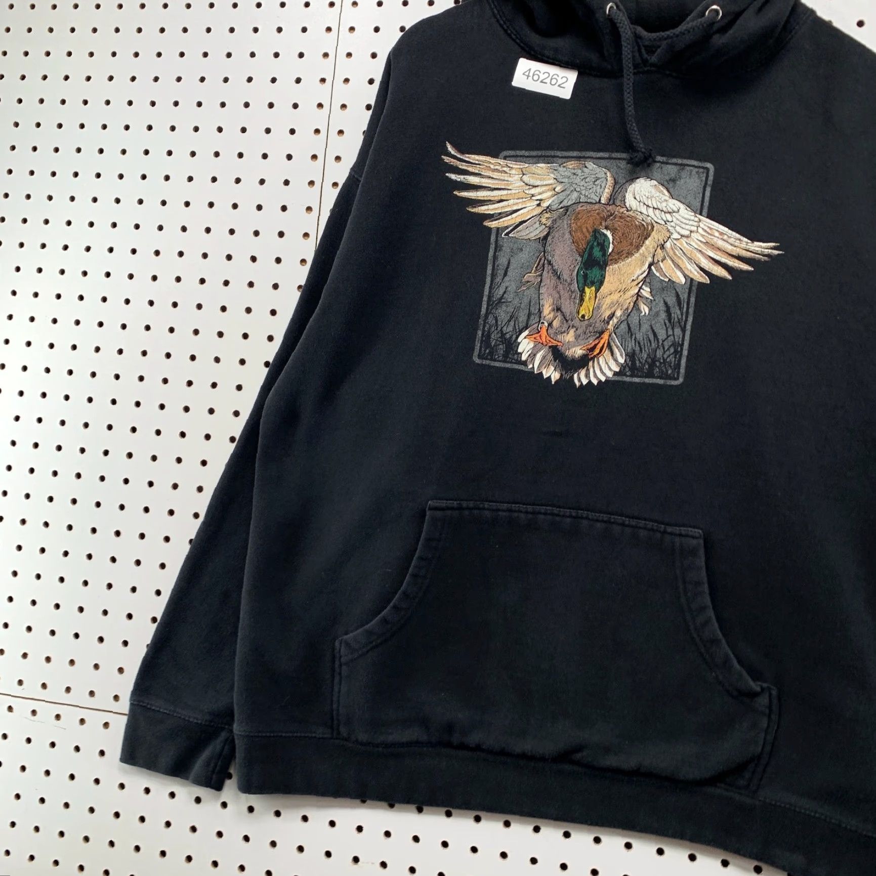 Vintage VINTAGE Dux Waterfowl Hoodie Sweatshirt Mens XL Black Duck Mallard Outdoor Fleece Size US XL / EU 56 / 4 - 5 Thumbnail