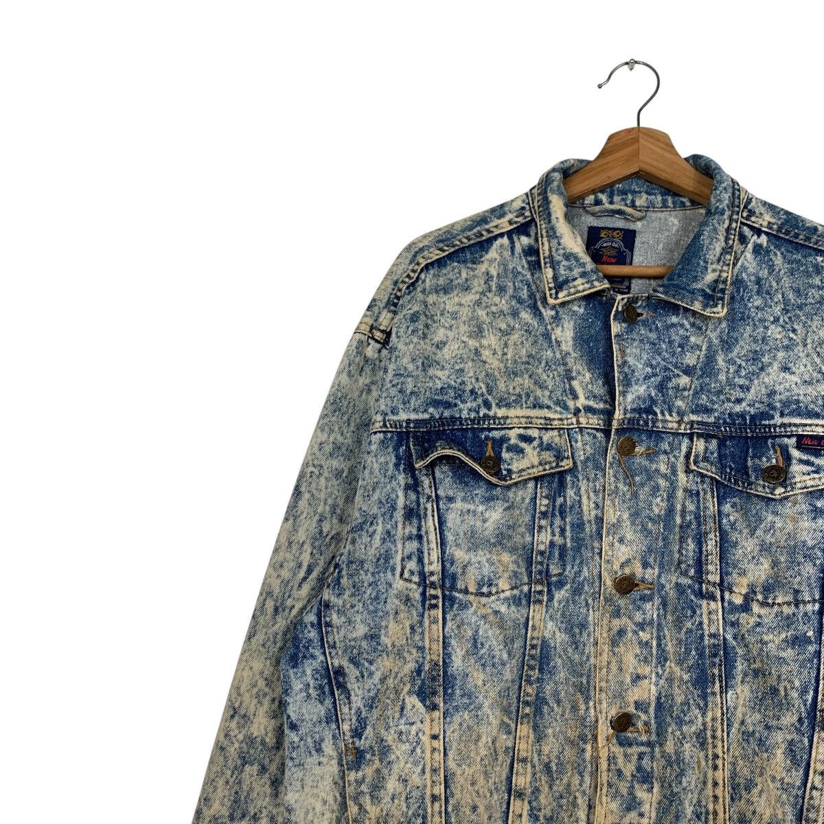 Vintage NEW ORLEANS Stone Wash Denim Jacket #2179-C96 Size US L / EU 52-54 / 3 - 6 Thumbnail