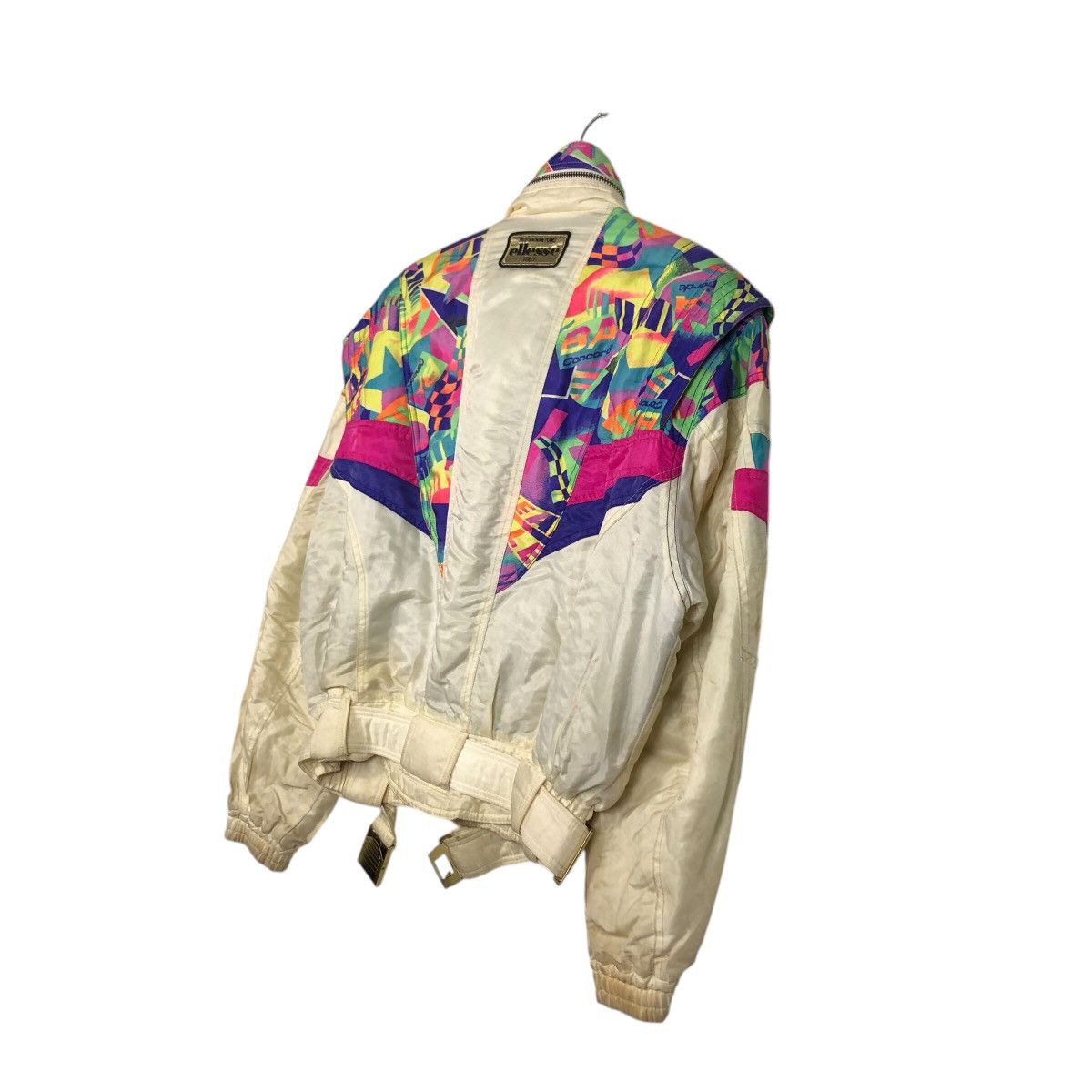 Japanese Brand 📌Vintage Cropped Ski Bomber Jacket Ellesse Multi Colour Size US M / EU 48-50 / 2 - 11 Thumbnail