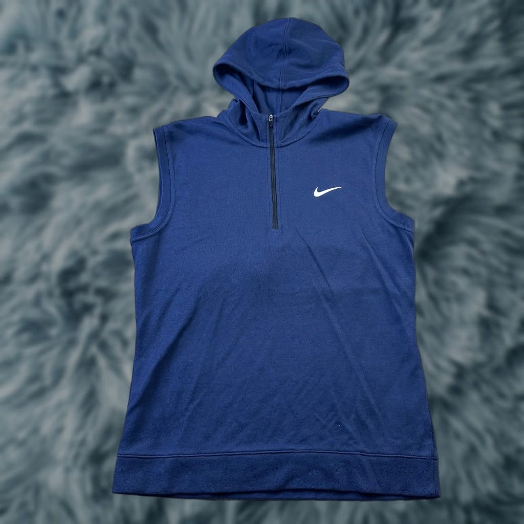 Nike Nike Hoodie Mens M Black Sleeveless Dri-Fit Tour Performance Gym & Training Sportswear Pullover Regular Capable of Vintage? No Size US M / EU 48-50 / 2 - 1 Thumbnail