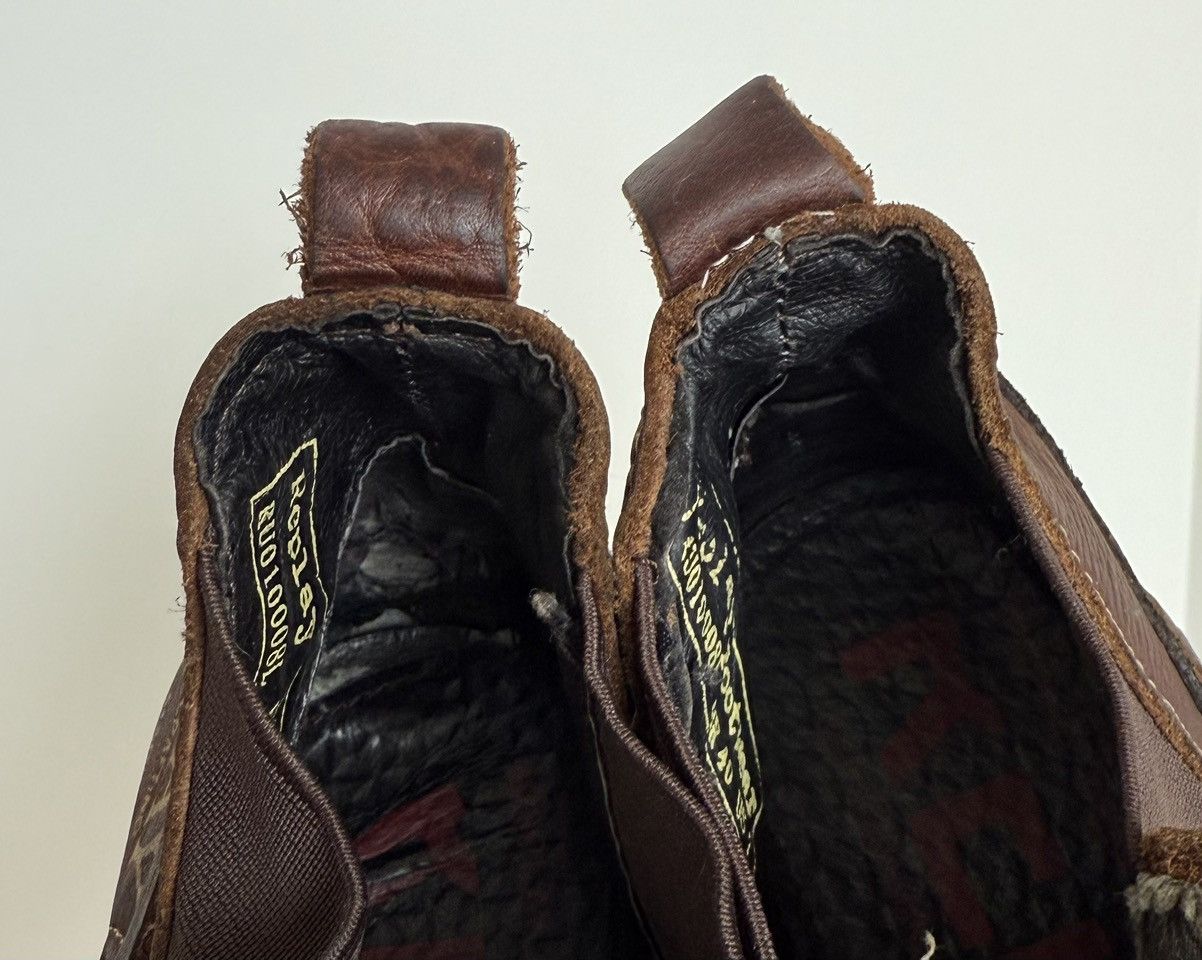 Replay Vintage Replay Brown Biker Leather Boots A.S. 98 AvantGarde Size US 7 / EU 40 - 9 Thumbnail