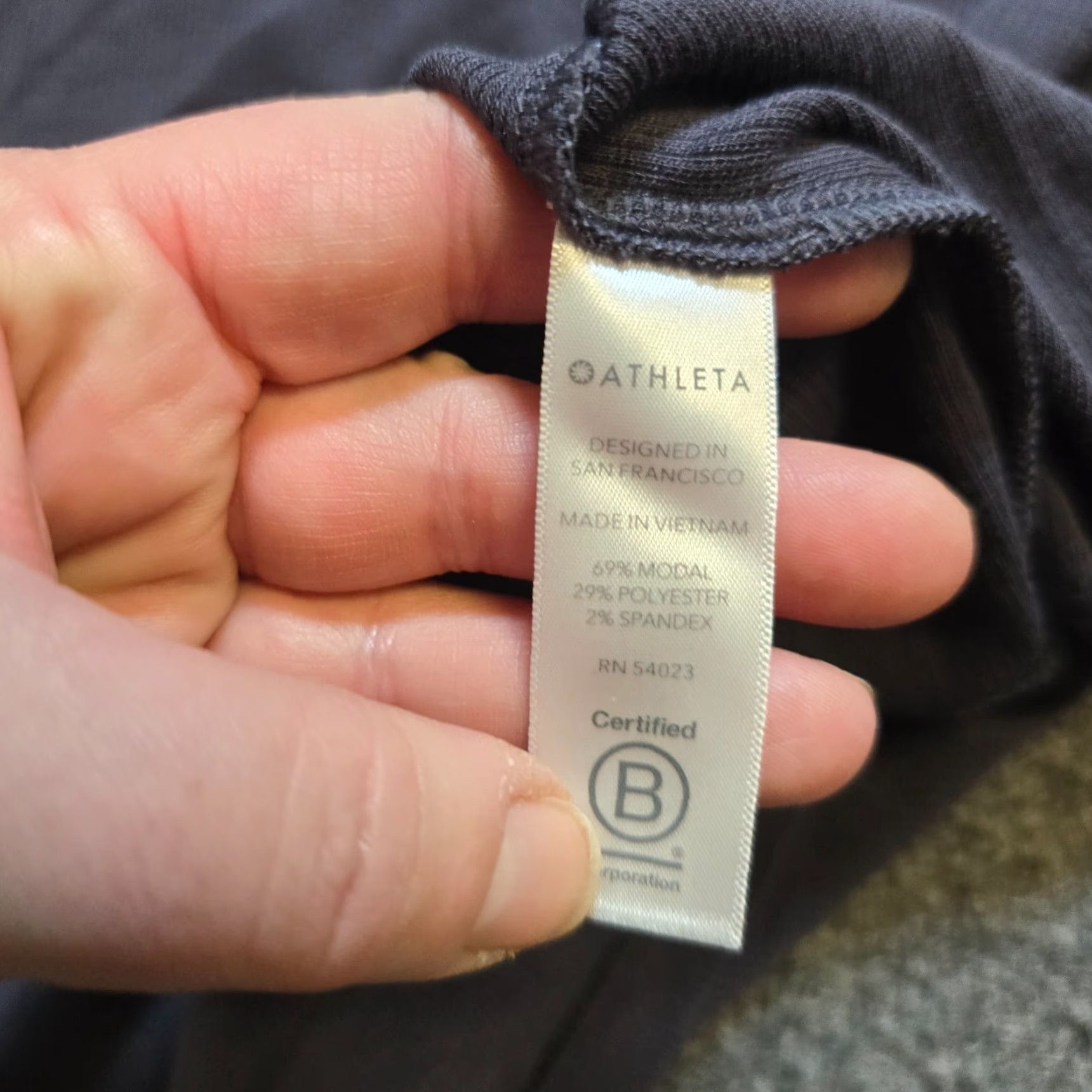 Athleta Athleta Top Womens Size Small Gray Long Sleeve Stretch Ribbed Athleisure Lounge Shirt Size S / US 4 / IT 40 - 7 Thumbnail