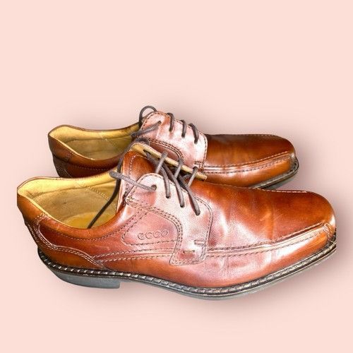 Ecco ECCO Men’s Sz EU 41 US 7/7.5 W Helsinki Chili Brown Leather Size US 7.5 / EU 40-41 - 4 Thumbnail