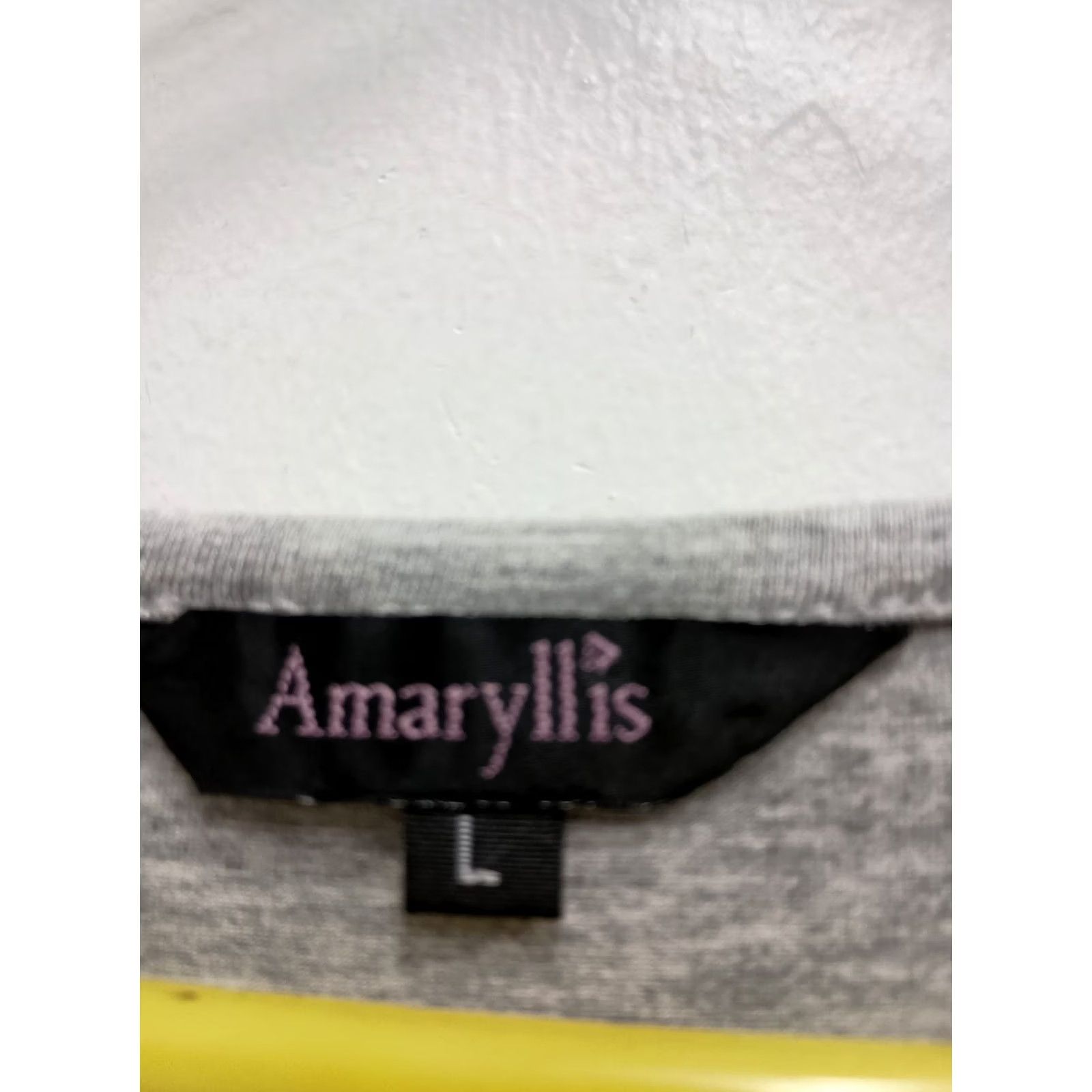 Vintage Amaryllis Womens Henley Top Large Gray Crochet Long Sleeve BOHO Casual Peasant T-Shirt Regular Womens L Gray Crochet Henley Long Sleeve Bohemian Size L / US 10 / IT 46 - 3 Thumbnail