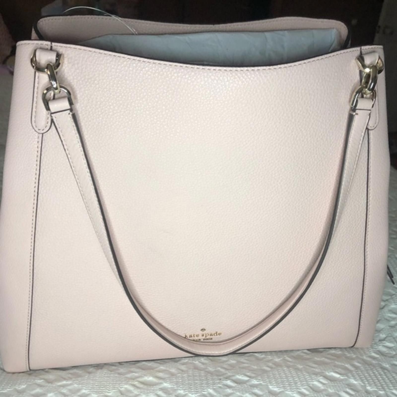 Kate Spade Rose Smoke Leather Shoulder Bag NWT Size ONE SIZE - 4 Thumbnail