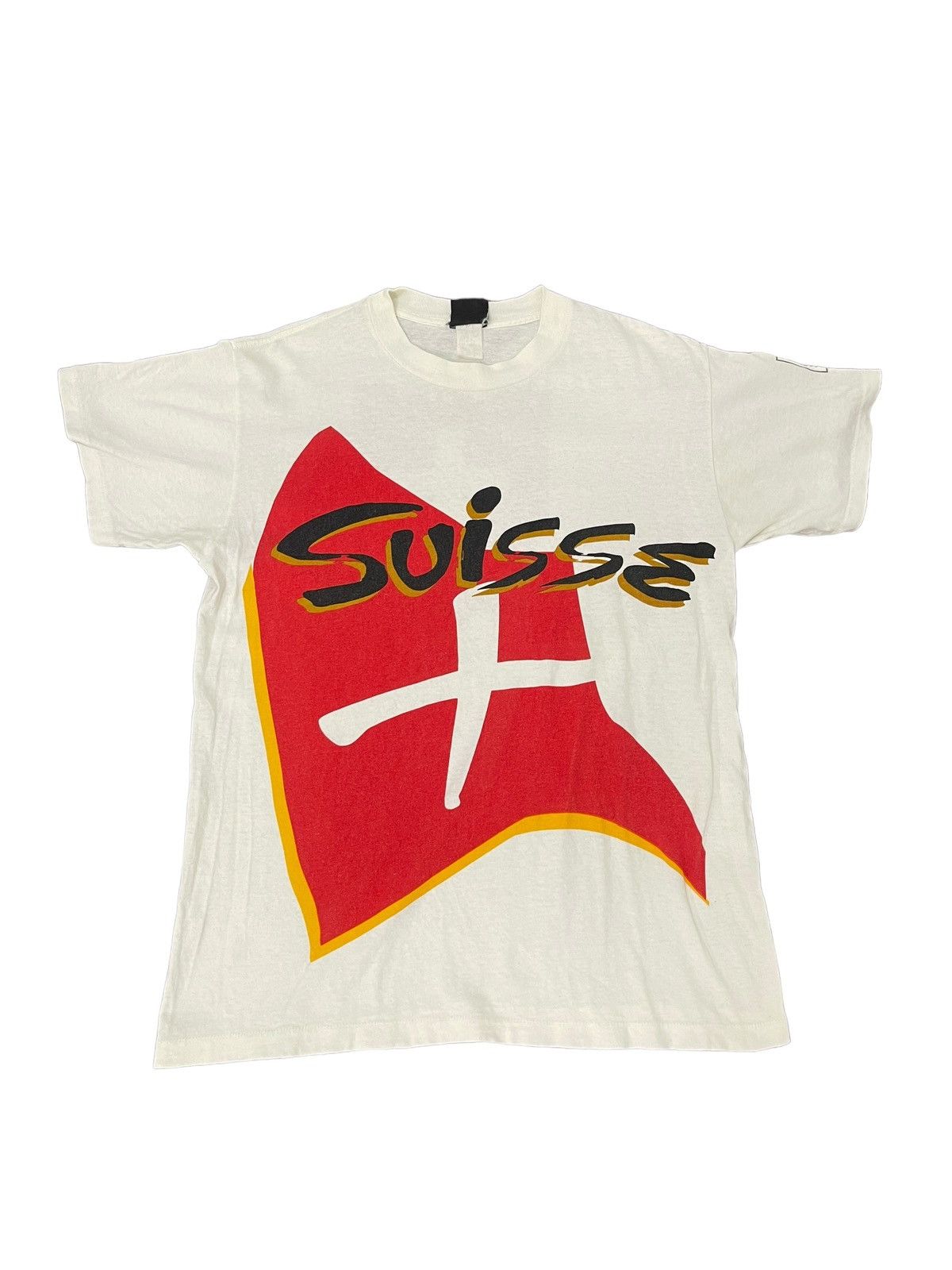 Vintage Vtg 1994 World Cup USA Swiss Team Football Tee 5🟩8 Size US M / EU 48-50 / 2 - 1 Thumbnail