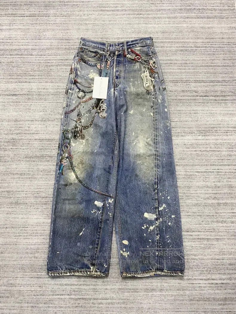 Acne Studios Digital Print 3D Baggy Jeans. Size US 32 / EU 48 - 1 Thumbnail