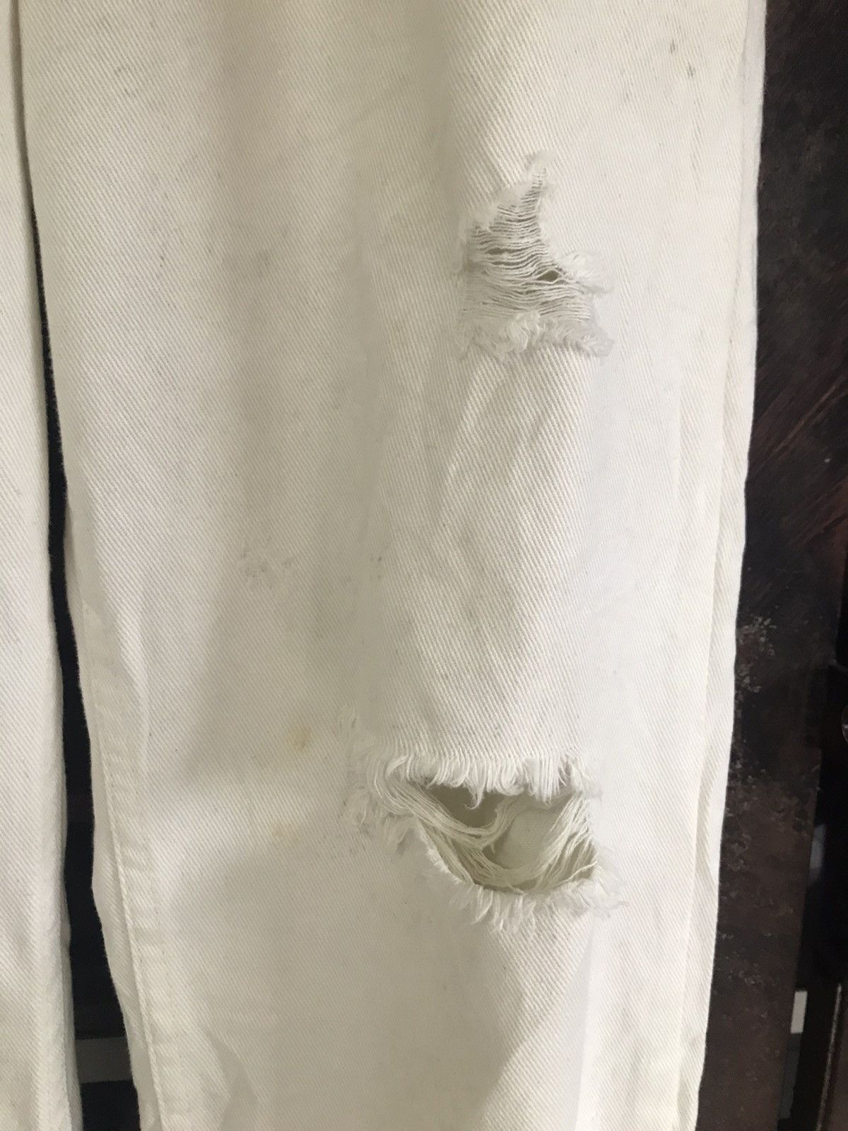 Prada Miu Miu distressed denim high rise Size US 27 - 5 Thumbnail