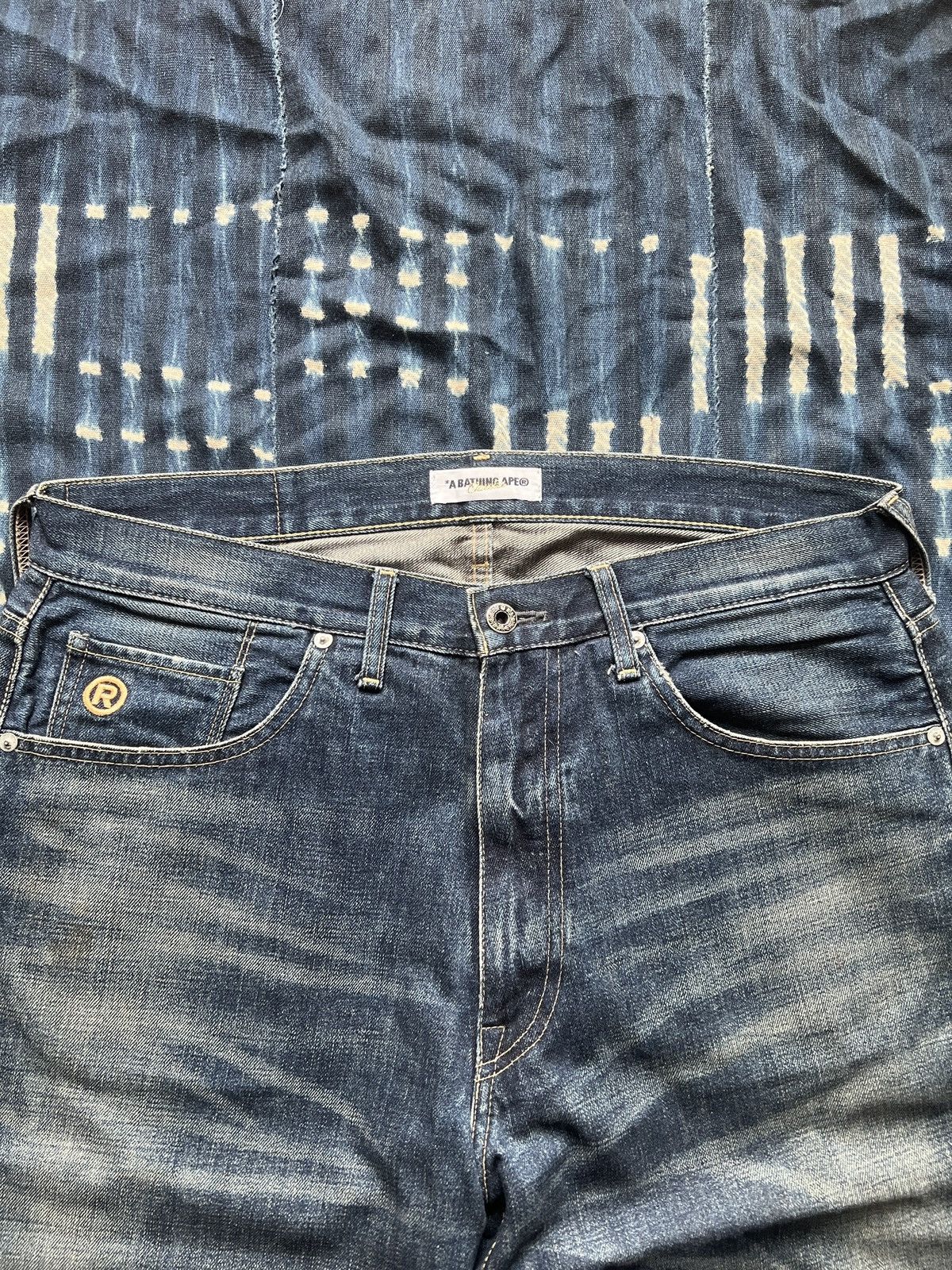 Bape OG Bape by Nigo Archive Busyworks Denim Jeans Size US 34 / EU 50 - 3 Thumbnail