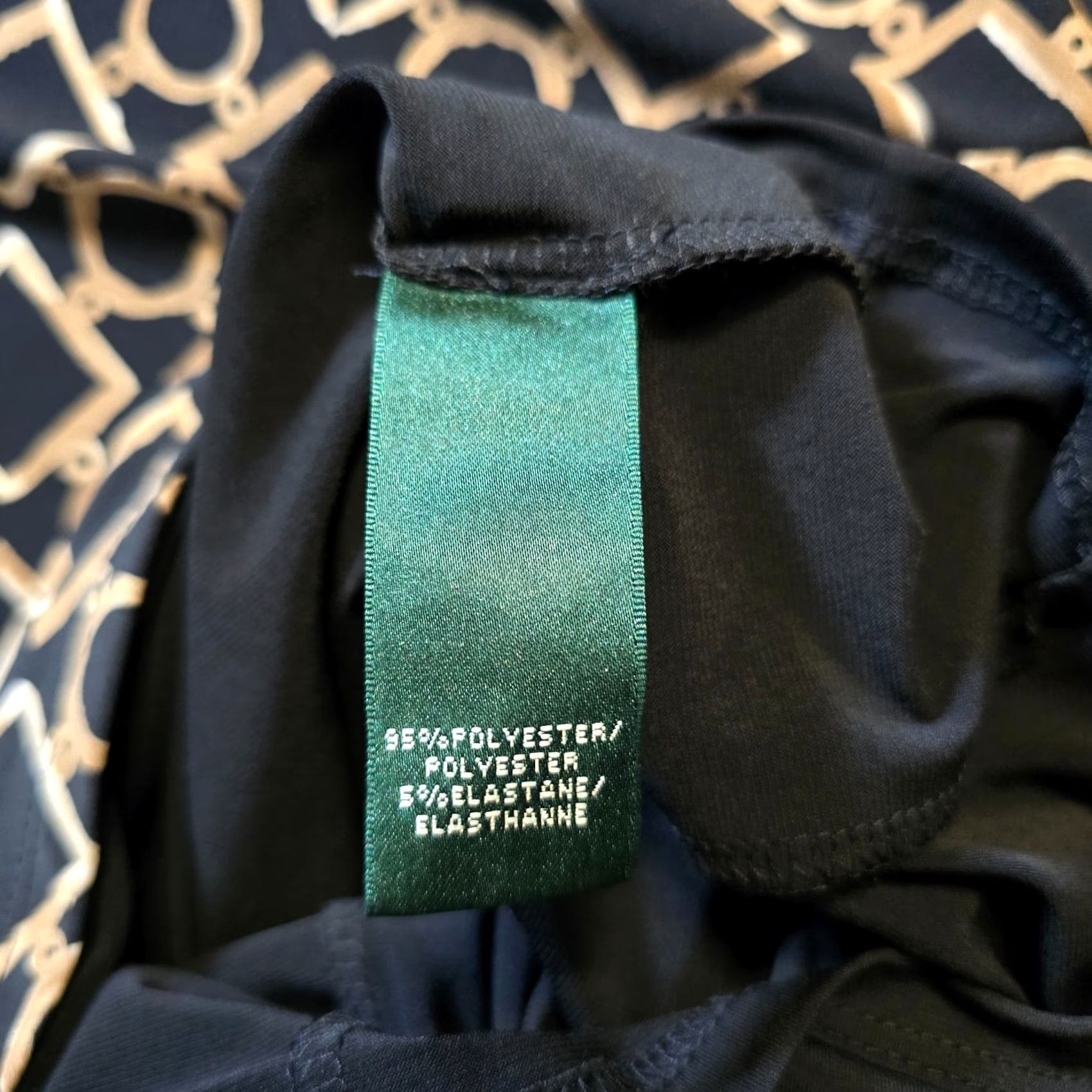 Ralph Lauren Lauren Ralph Lauren Dress Womens Size 2P Black Geometric Fitted Sleeveless Boat Neck Knitted Polyester Career Dress Size XS / US 0-2 / IT 36-38 - 6 Thumbnail