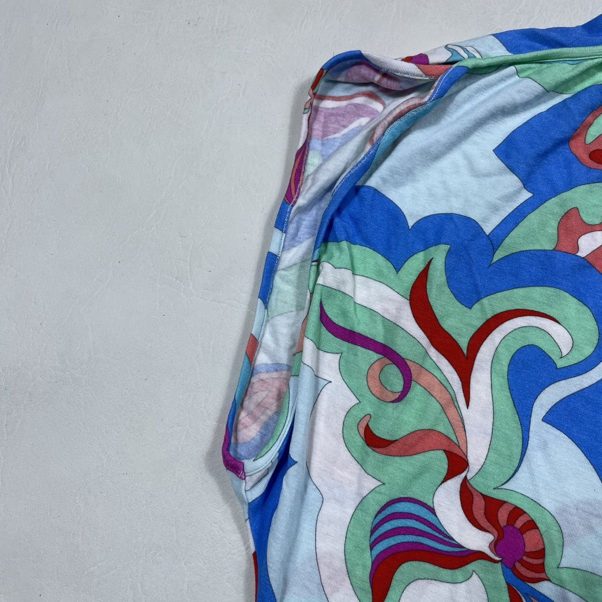 Emilio Pucci EMILIO PUCCI PRINTED FLORAL TOP Size S / US 4 / IT 40 - 3 Thumbnail