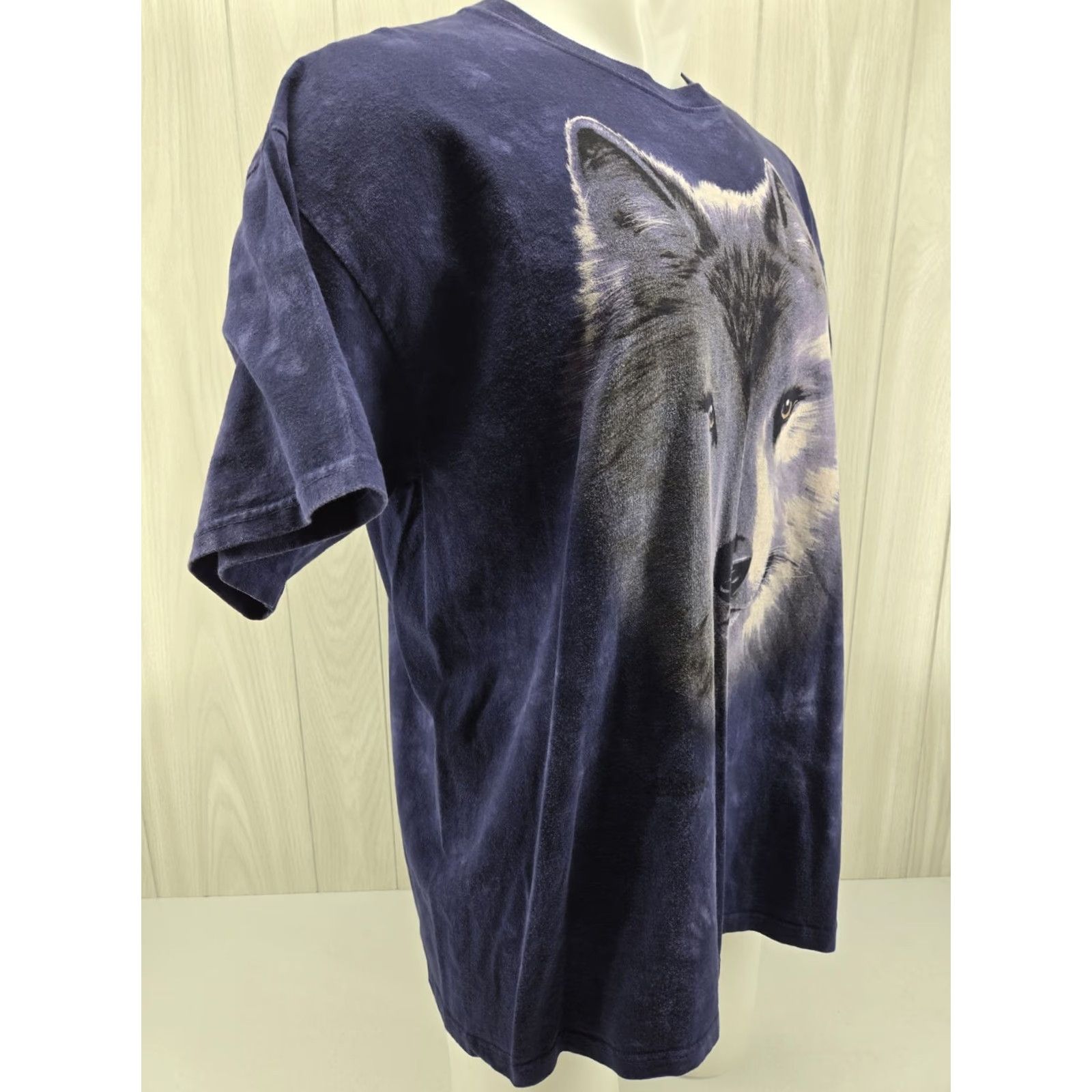 The Mountain VINTAGE The Mountain Wolf Blue Tie Dye Graphic T-Shirt XL Adult Men XLT? Size US XL / EU 56 / 4 - 6 Thumbnail