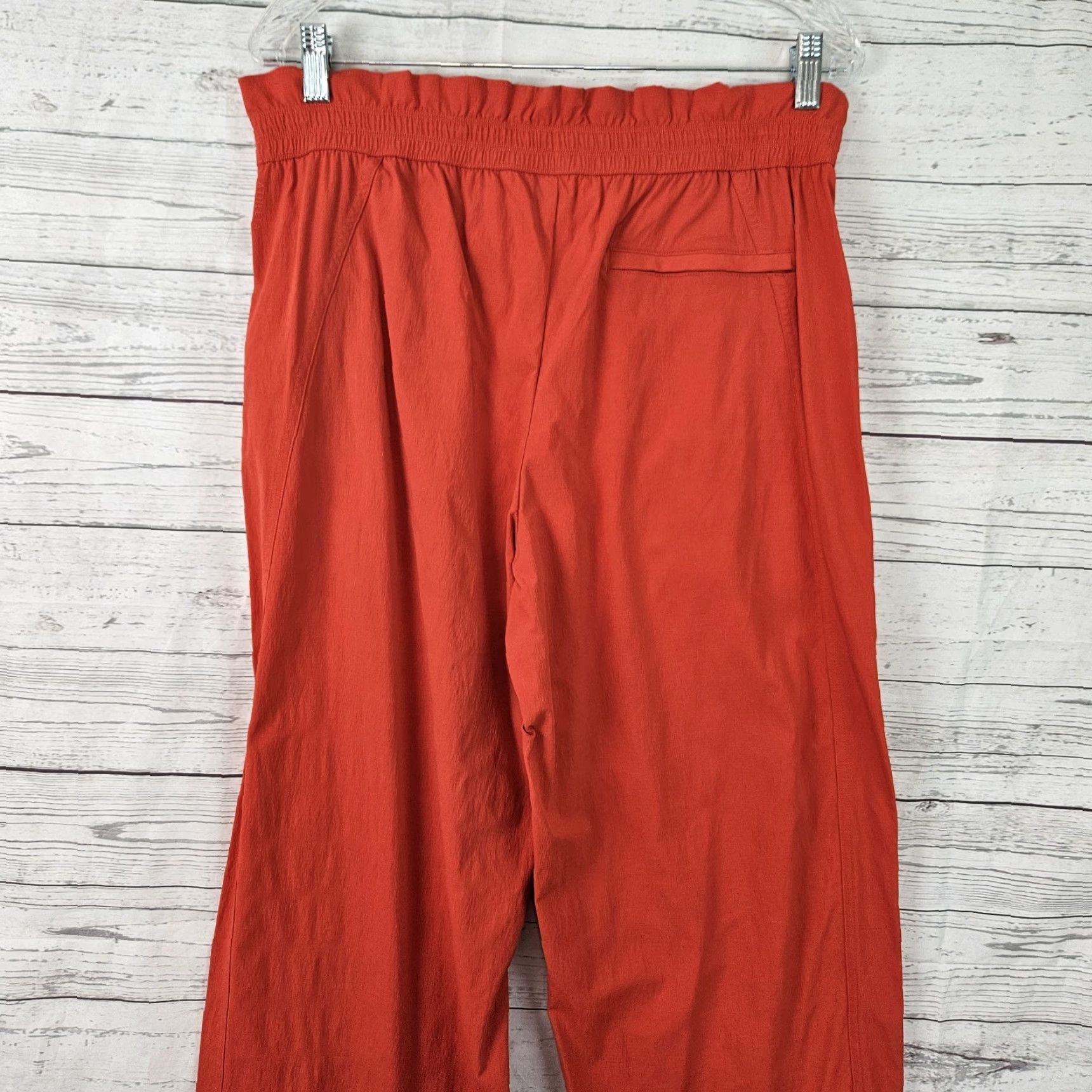 Athleta Athleta Trekkie Parachute Pant Womens Sz 10 Vermillion Orange High Rise Track Pants Mens? Womens Size 32" / US 10 / IT 46 - 5 Thumbnail