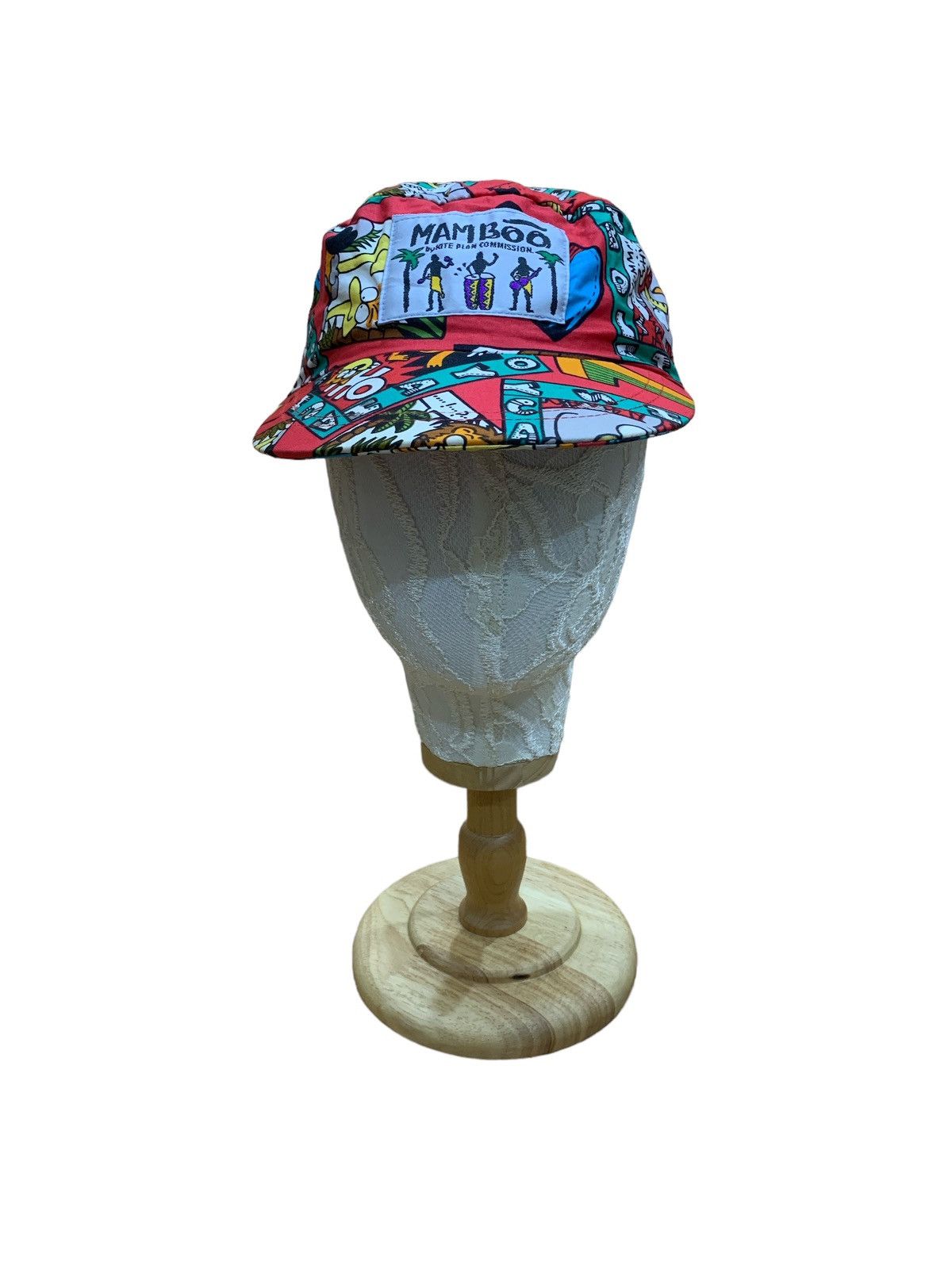 Japanese Brand × Vintage 80s JAPAN OVERPRINT NEWSPAPER PRINT CAP Size ONE SIZE - 3 Thumbnail