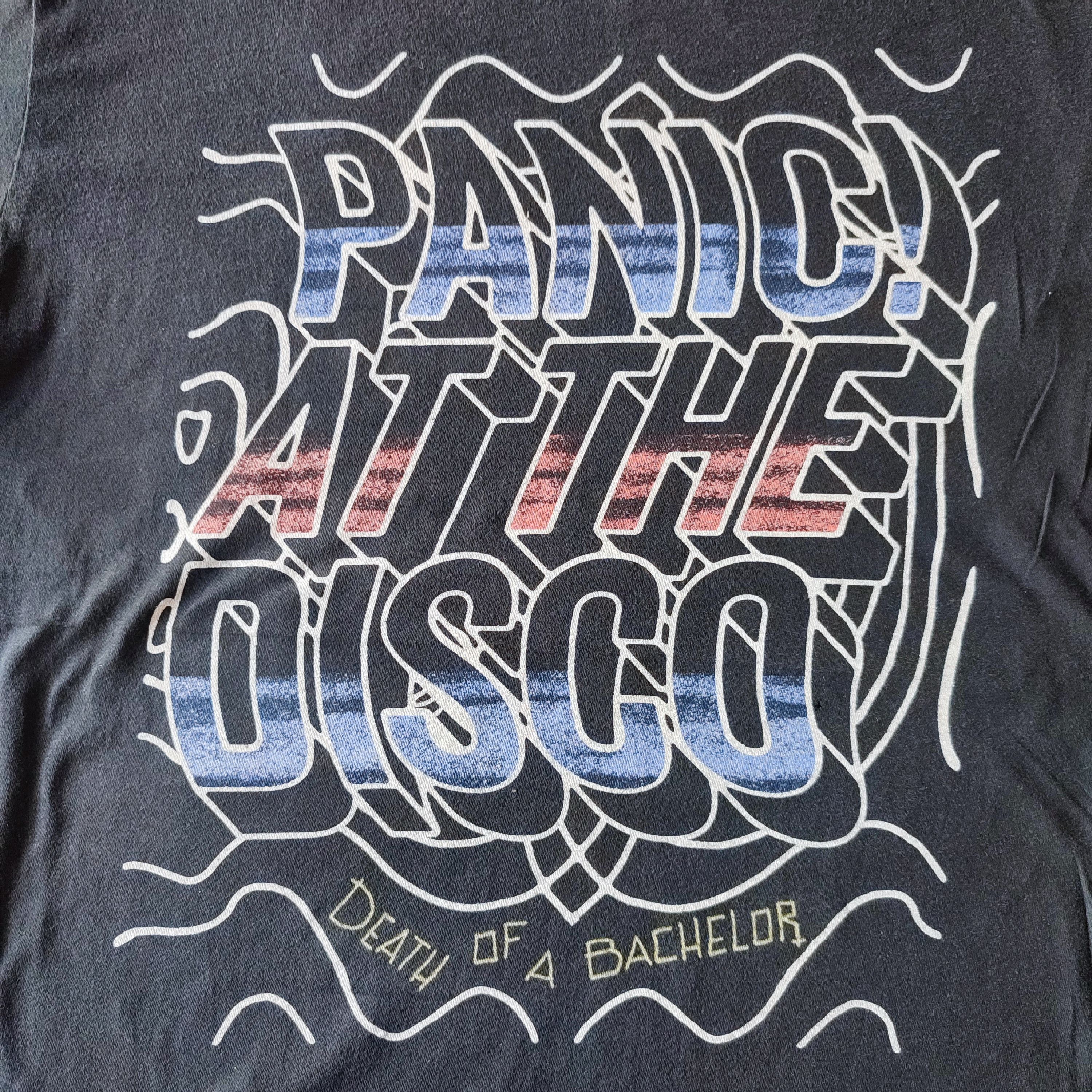 Band Tees × Vintage PANIC! AT THE DISCO T SHIRT Size US XL / EU 56 / 4 - 3 Thumbnail