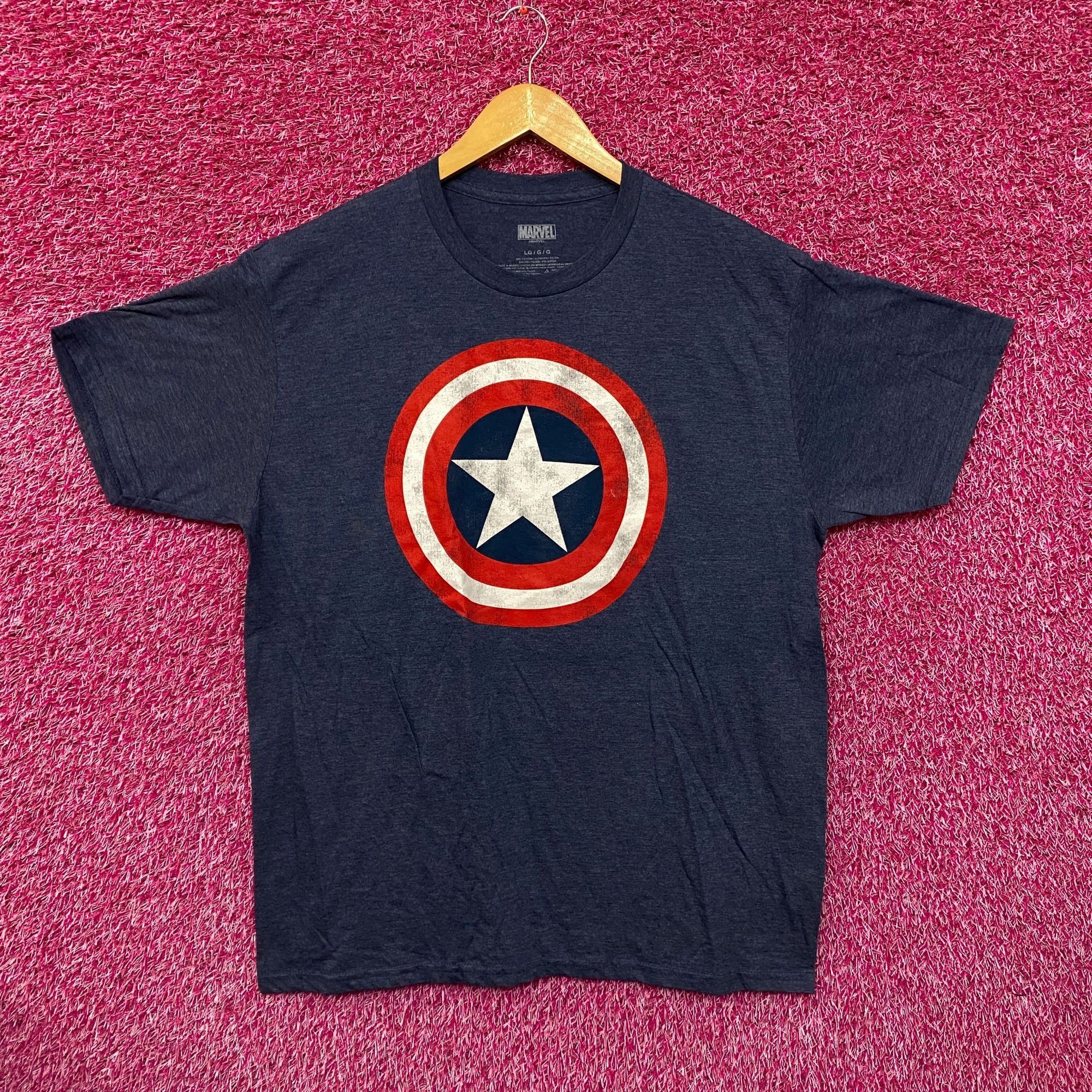 Marvel Comics Captain American Shield Marvel Cinematic Universe Tee L Size US L / EU 52-54 / 3 - 1 Thumbnail