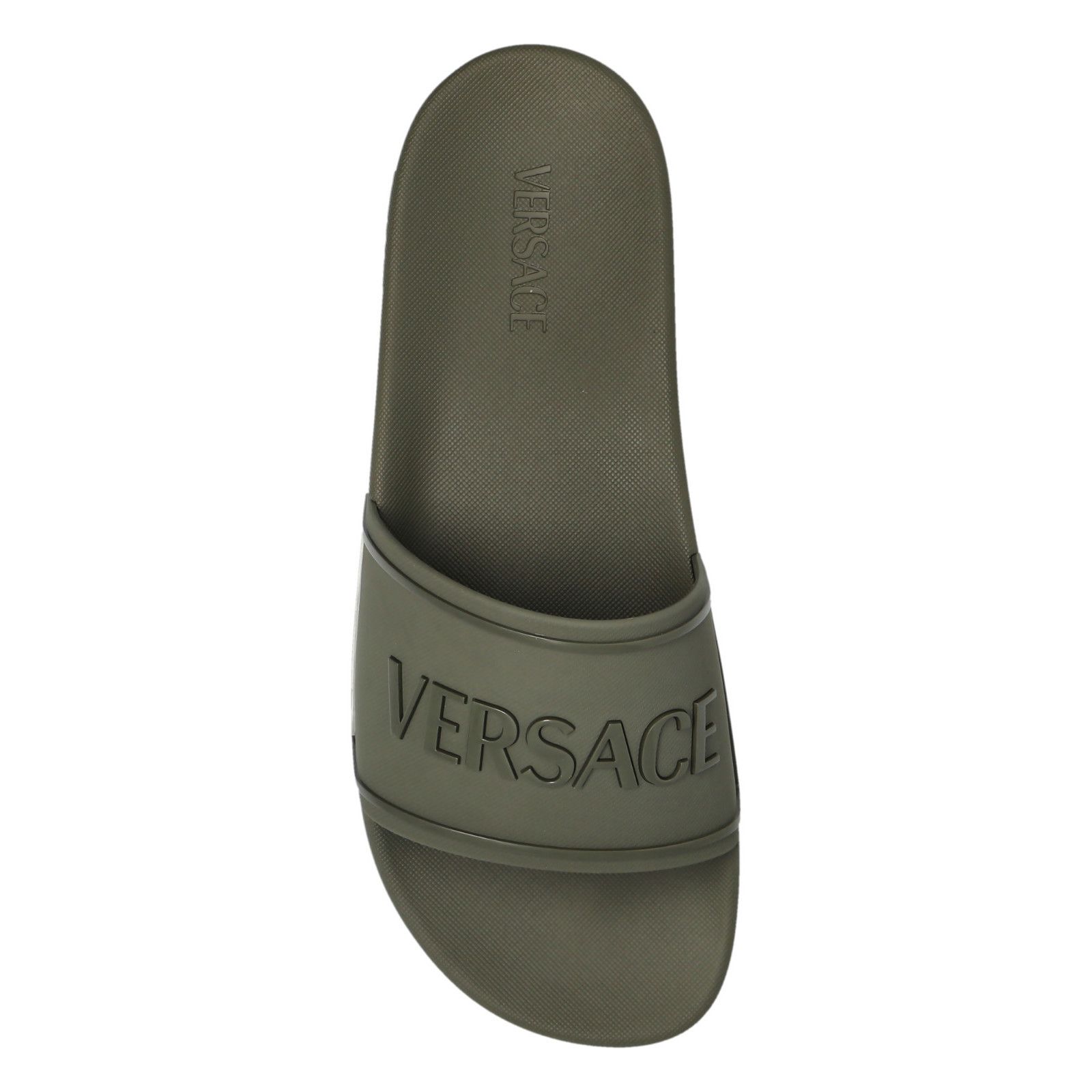 Versace VERSACE Green Rubber Flip-Flops New And Authentic (Men's siz Size US 8 / EU 41 - 4 Thumbnail