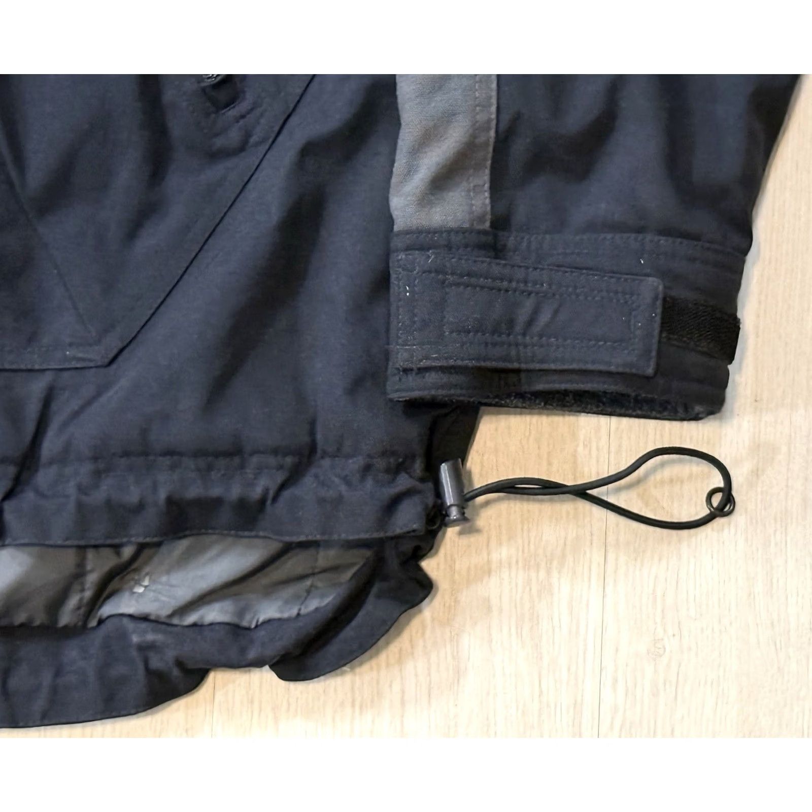 Gap VINTAGE Gap Anorak Jacket Medium Fleece Lined Padded Heavyweight Hooded Zippered Nylon Black Mens 90s Outdoor Nature Ski 1/2 Zip Pockets Weathergear Size US M / EU 48-50 / 2 - 3 Thumbnail