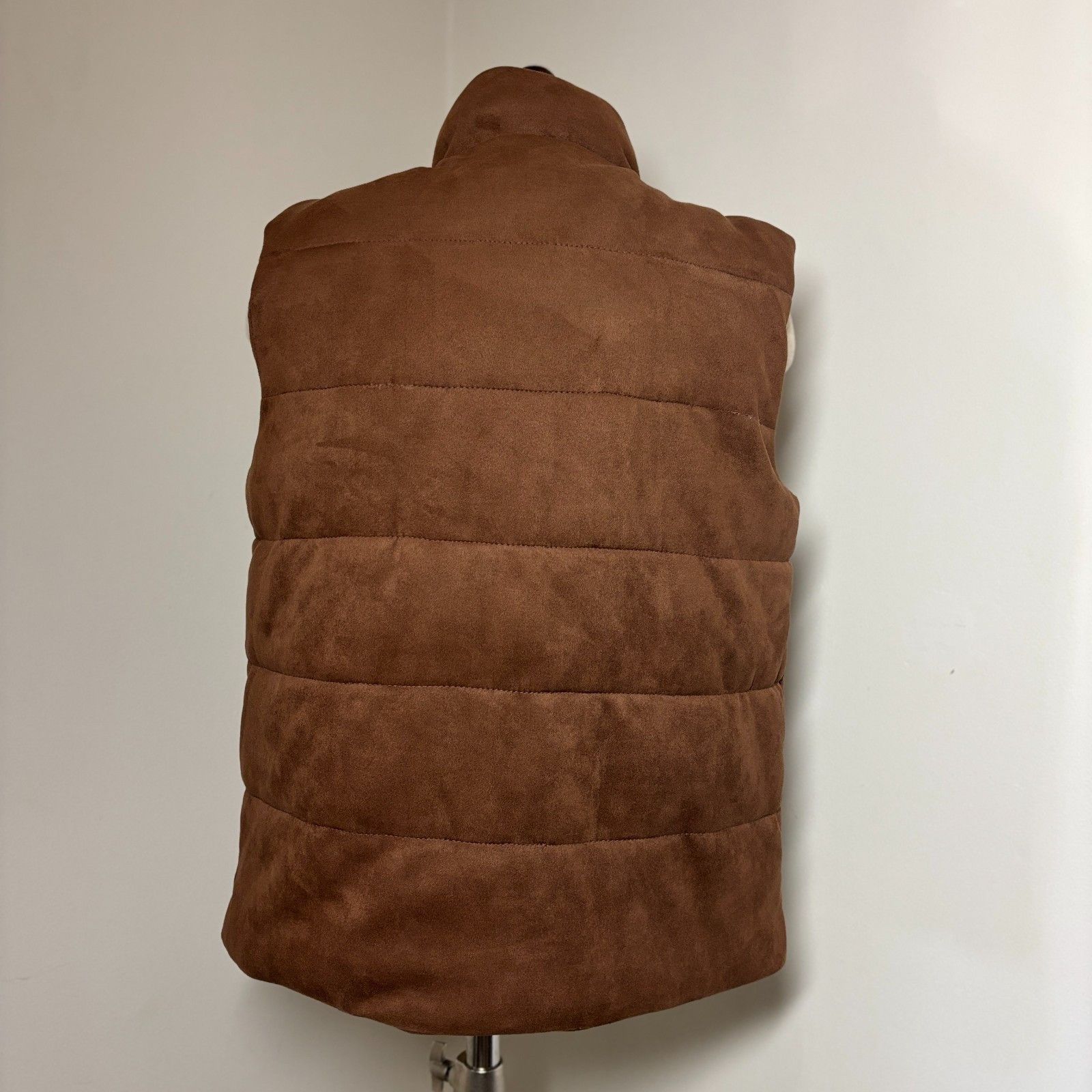 Other NET Quilted Padded Brown Vest Puffer Men's M 4-6690 NWOT Size US M / EU 48-50 / 2 - 7 Thumbnail