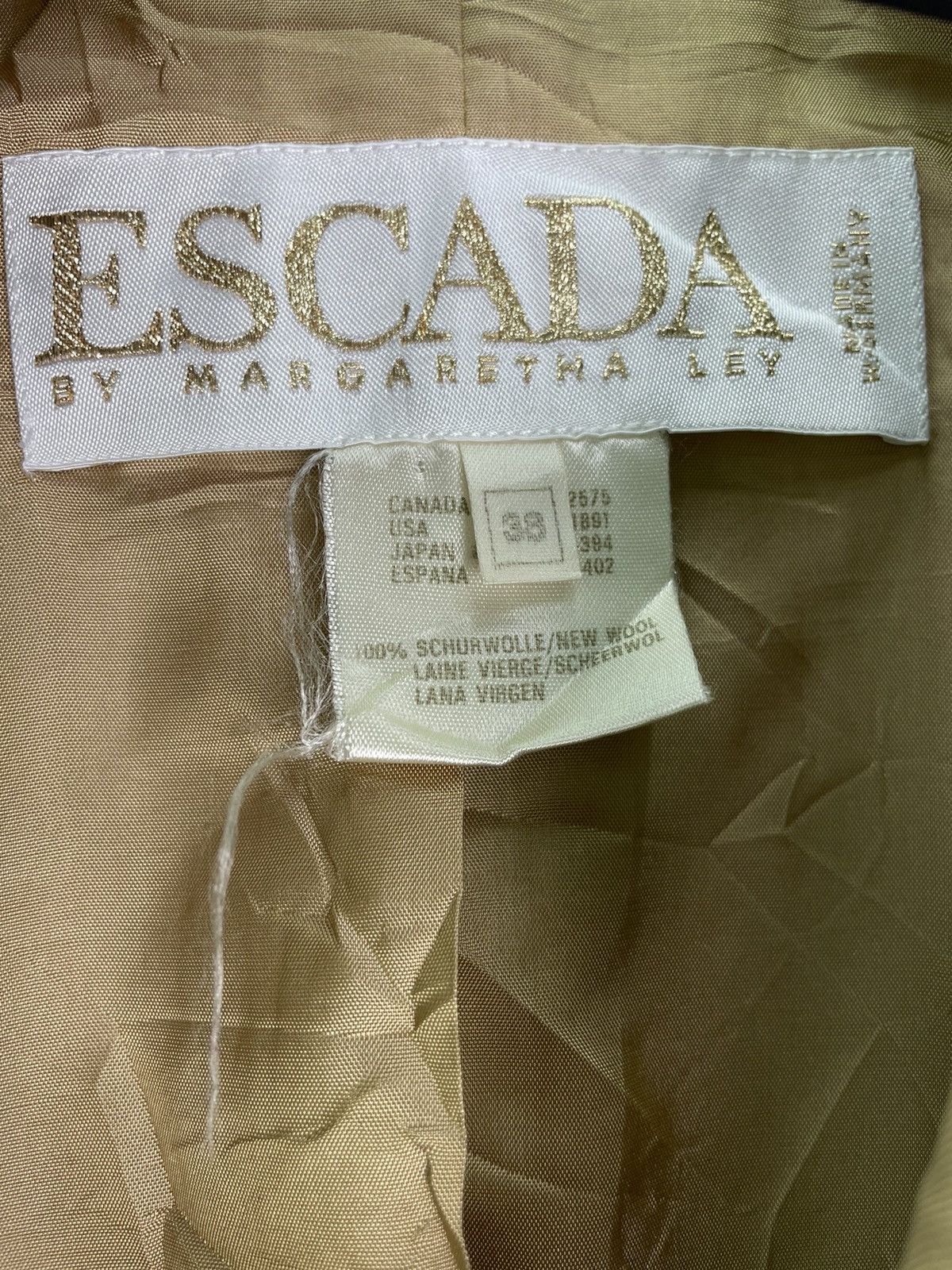 Escada Vtg 90s Margaretha Ley ESCADA luxury retro blazer jacket Size XS / US 0-2 / IT 36-38 - 7 Thumbnail