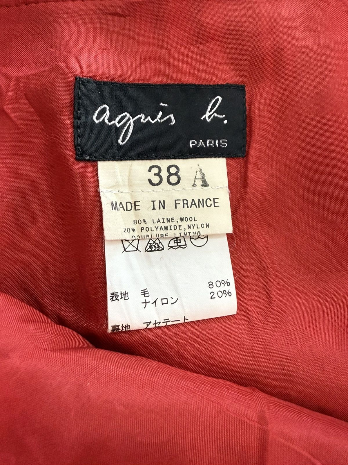 agnes b. 🔥 PUNKERS ‼️ Red tartan belt mini Skirt Size 27" / US 4 / IT 40 - 7 Thumbnail