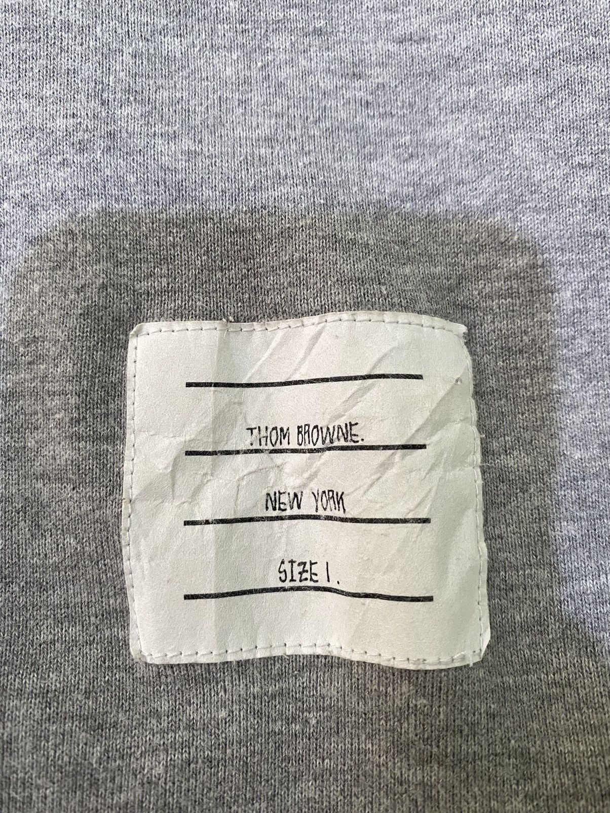 Moncler × Thom Browne Thom browne oversized arm bar crew sweat Size US XL / EU 56 / 4 - 13 Thumbnail