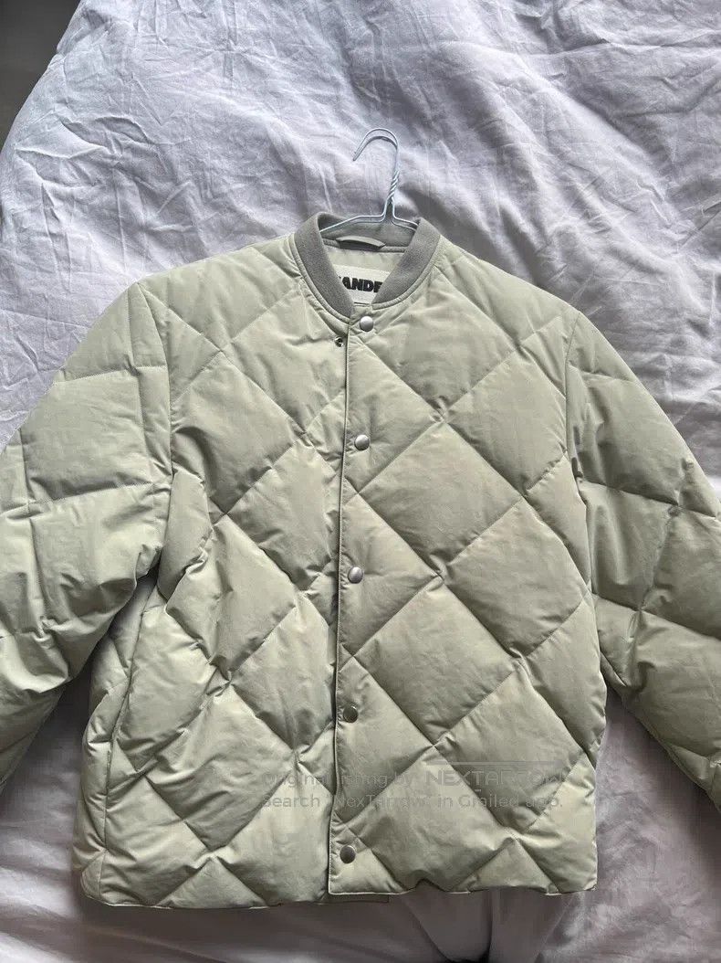 Jil Sander Jil Sander size 44 Light green down jacket Size S / US 4 / IT 40 - 1 Thumbnail