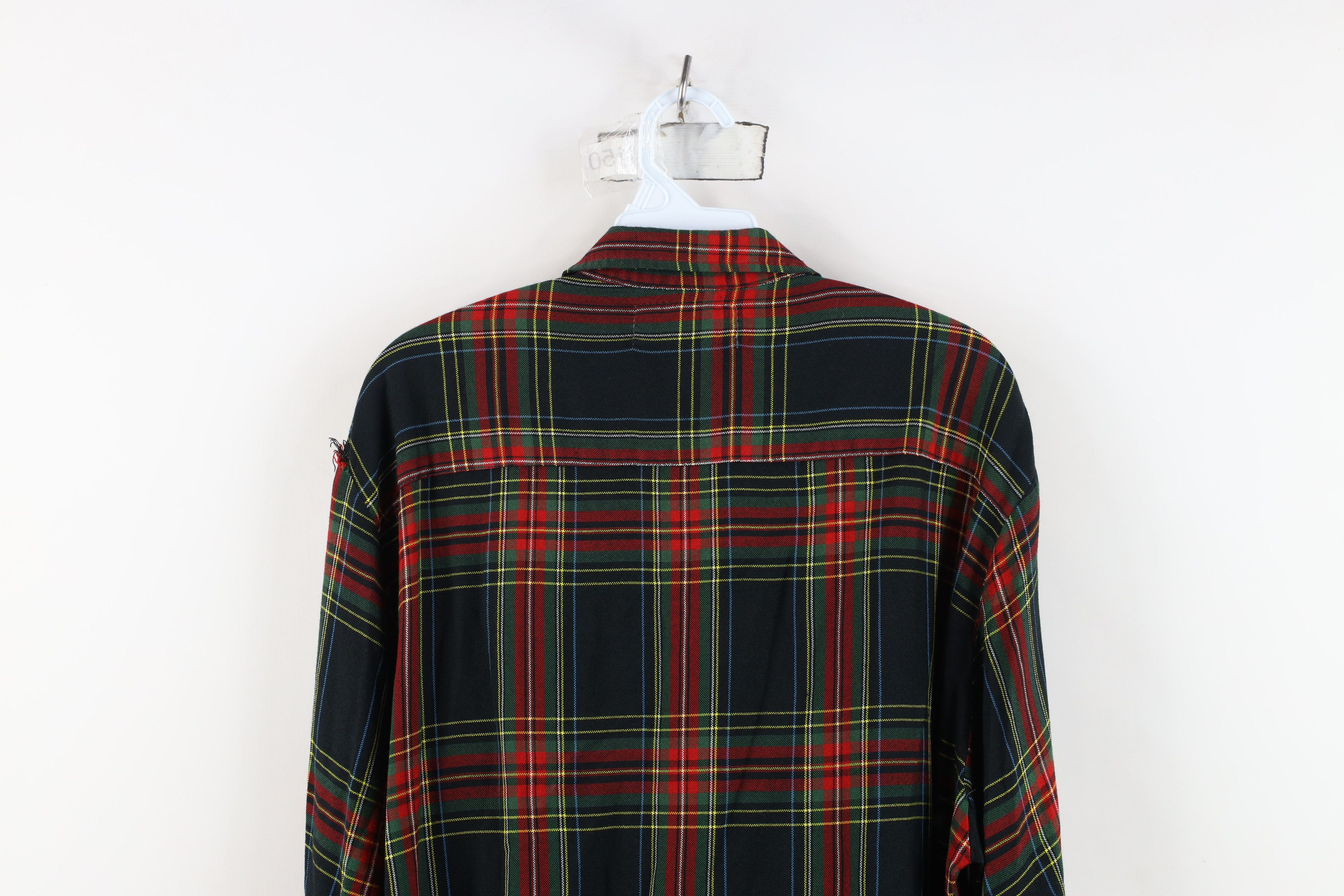 Vintage Vintage 80s 90s Streetwear Double Pocket Button Shirt Plaid Size US L / EU 52-54 / 3 - 11 Thumbnail