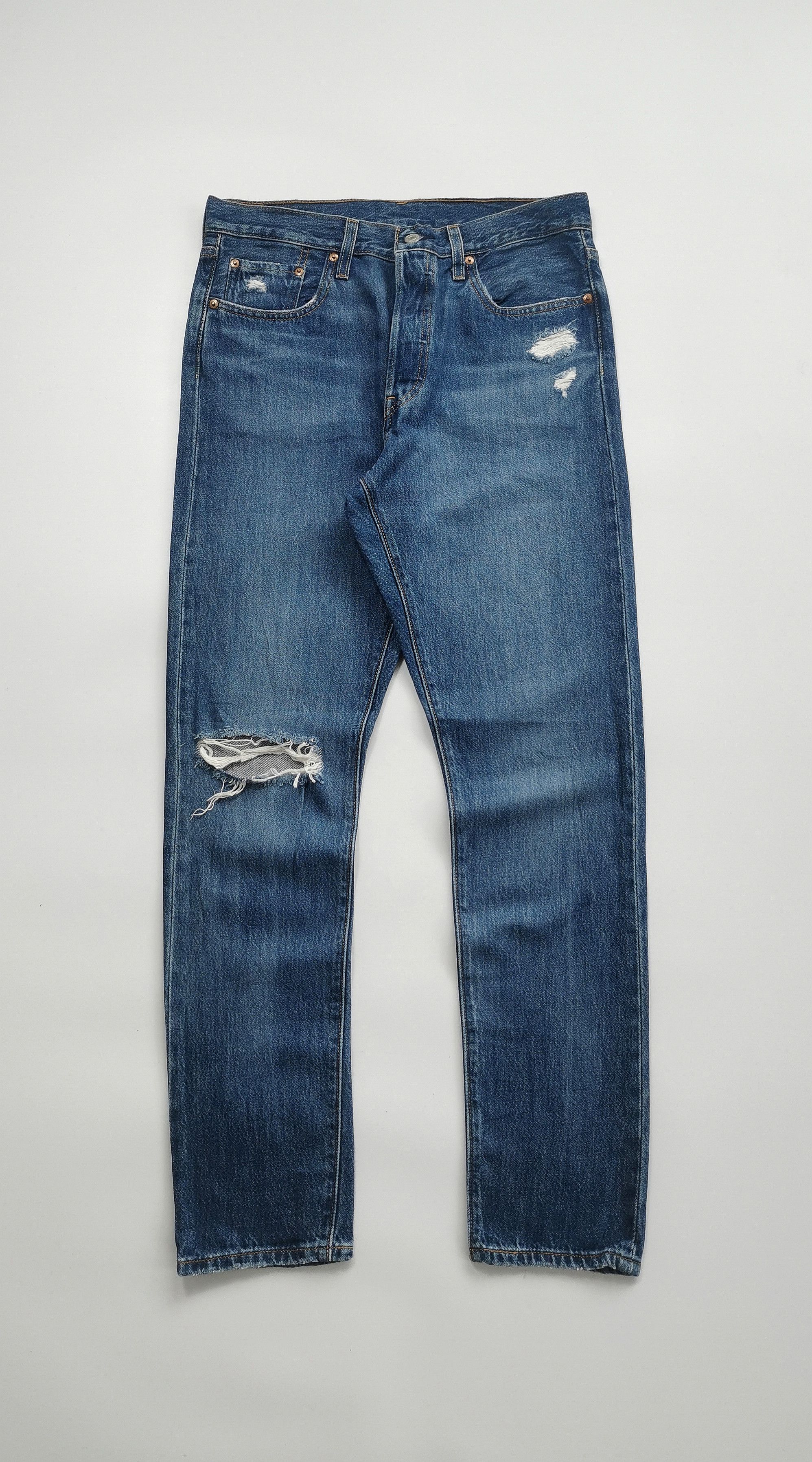 Levi's Vintage Levis 501 Skinny 29'x31.5 (Lenght 41.5') Size US 29 - 2 Thumbnail