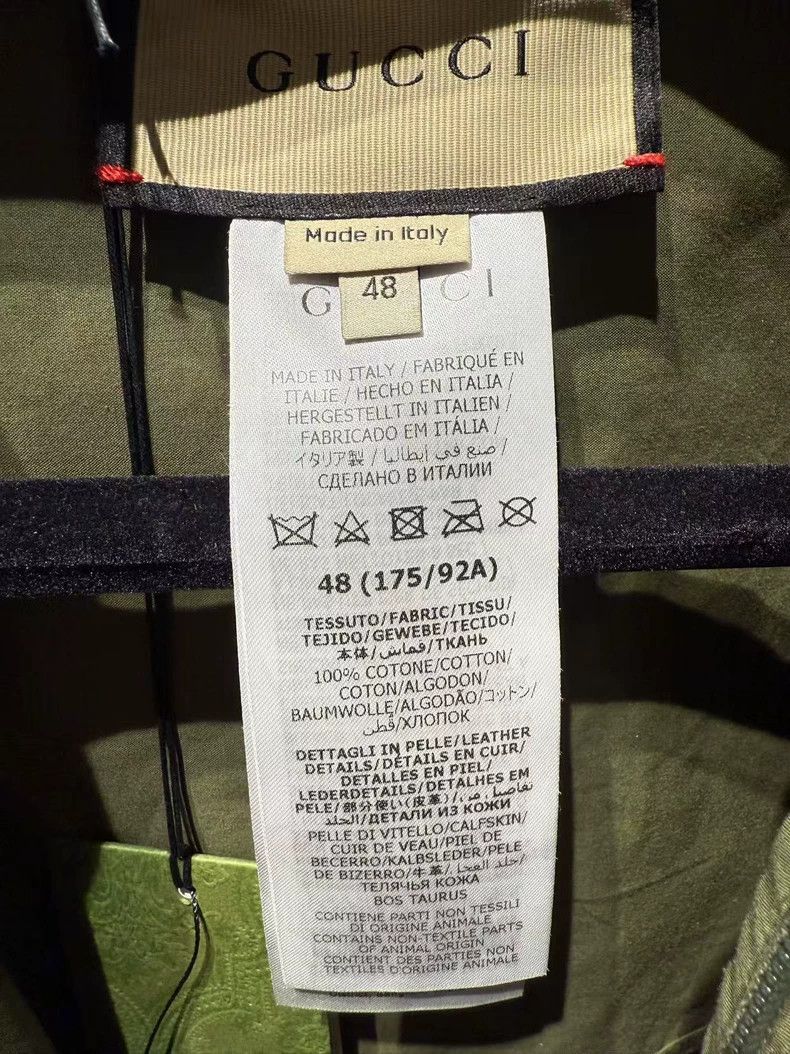 Gucci GucciArmy green windbreaker jacket 2503-Nextarrow Size US M / EU 48-50 / 2 - 3 Thumbnail