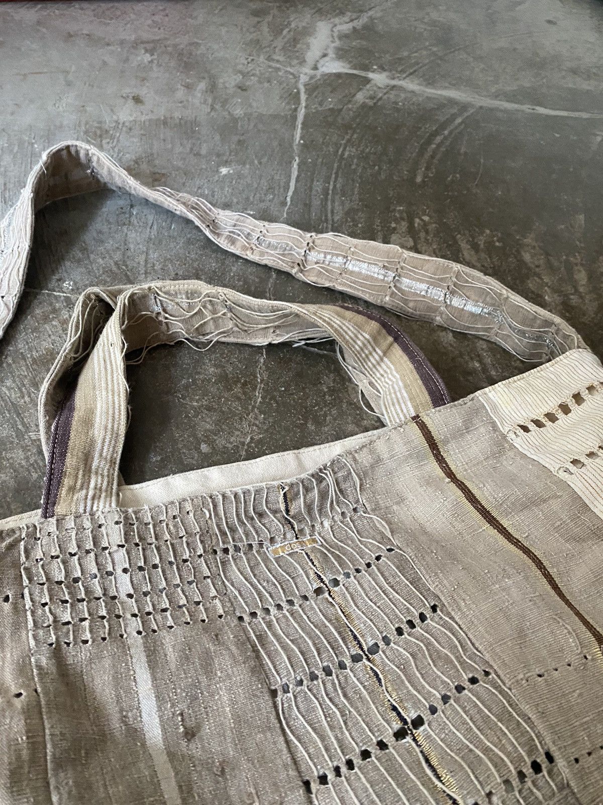 Japanese Brand Dosa Luna Patchwork Bag Kapital Comme des Garçons Visvim Size ONE SIZE - 5 Thumbnail
