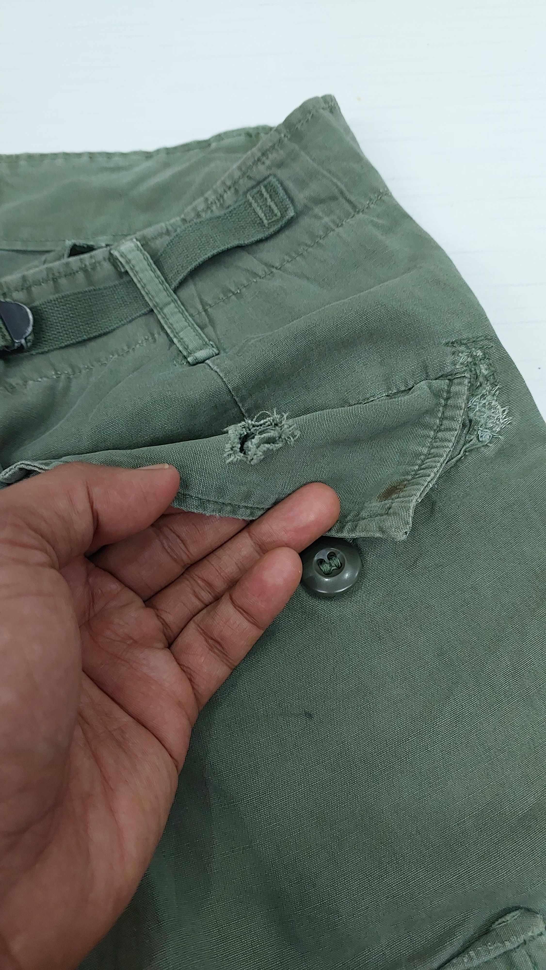 Vintage VINTAGE 60s OG 107 POPLIN ARMY PANT Size US 34 / EU 50 - 9 Thumbnail