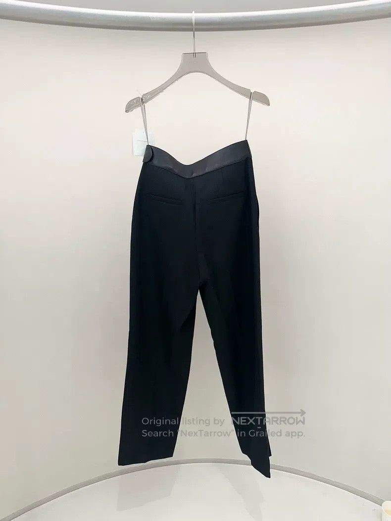 Hermes Hermes Black straight-leg pants Size 42" / US 20 - 2 Thumbnail
