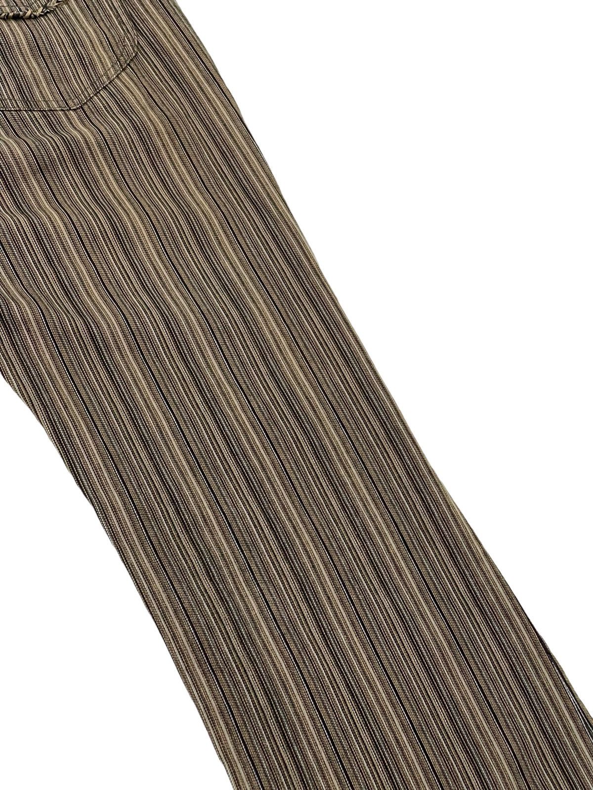 Japanese Brand Flare Jeans Nicole Club Striped Low Rise Boot Cut 7🟦8 Size US 29 - 15 Thumbnail