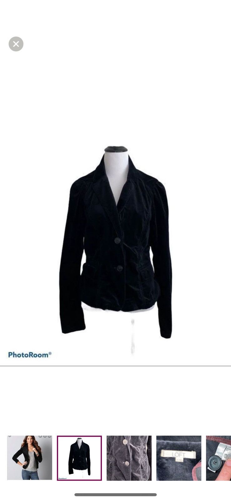Loft Ann Taylor loft velveteen blazer jacket size 6 Size M / US 6-8 / IT 42-44 - 1 Thumbnail