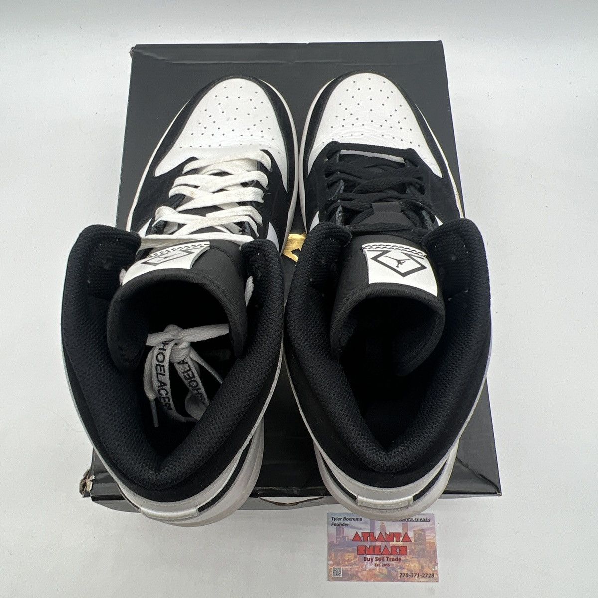 Nike Air Jordan 1 mid Diamond Size US 12 / EU 45 - 7 Thumbnail