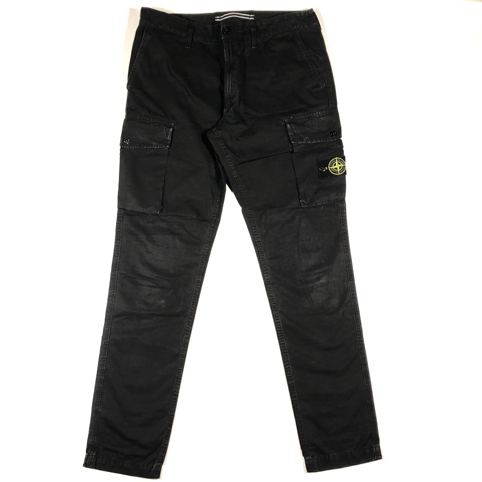 Stone Island Stone Island Type SL Black Cargo Pants Bottoms Size 32 B9 Size US 32 / EU 48 - 1 Thumbnail