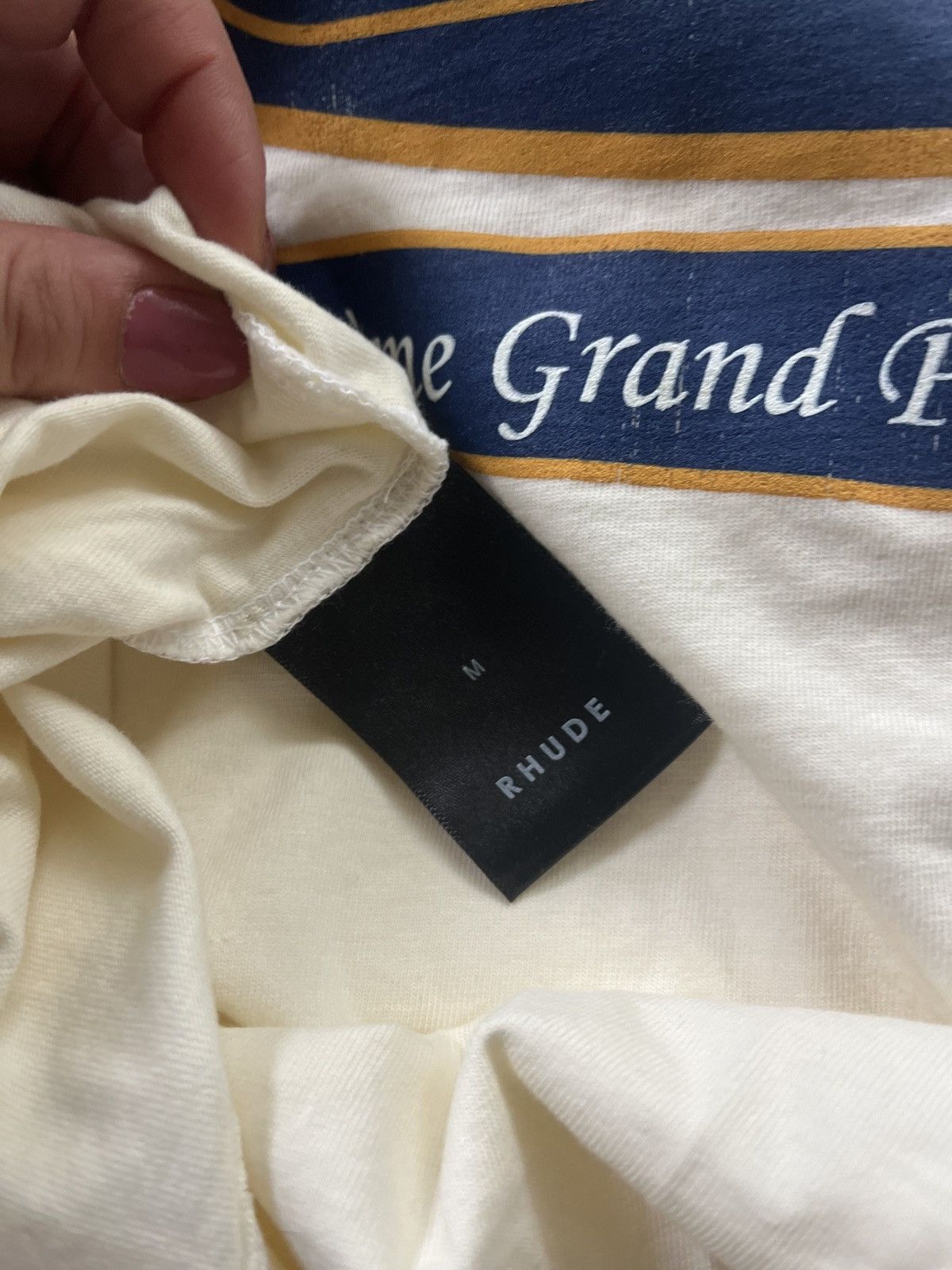 Rhude Rhude motorsport t-shirt Size US M / EU 48-50 / 2 - 7 Thumbnail