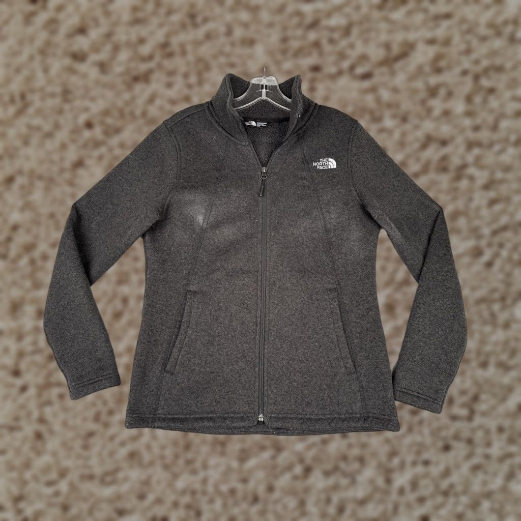 The North Face The North Face Jacket Womens M Gray Sweater Fleece Full Zip Outdoor Hiking Jacket Size M / US 6-8 / IT 42-44 - 1 Thumbnail